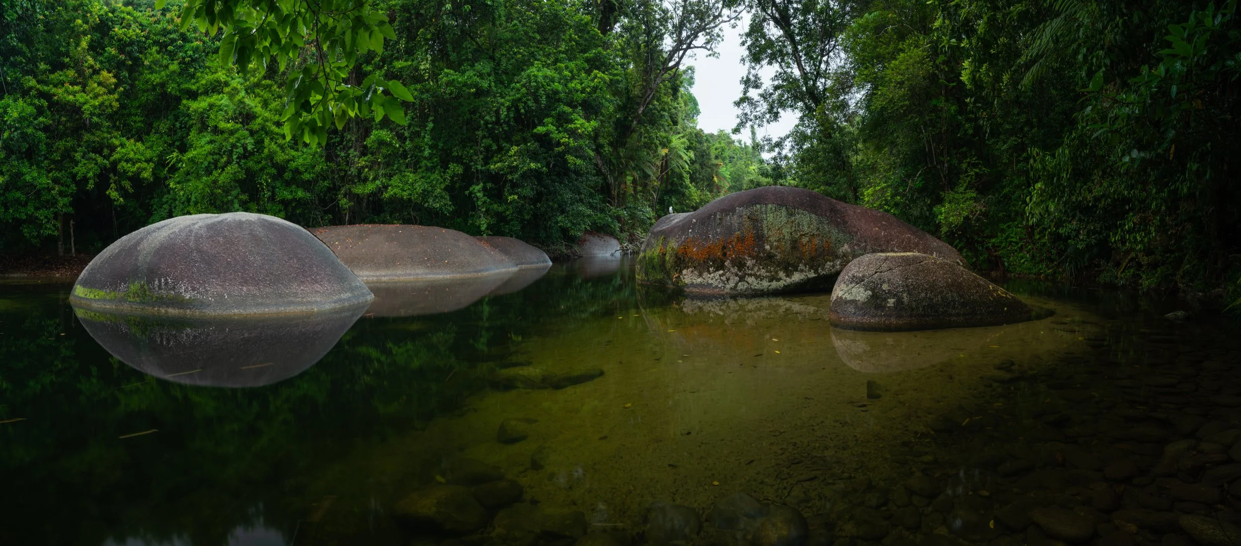 Babinda Boulders Panorama