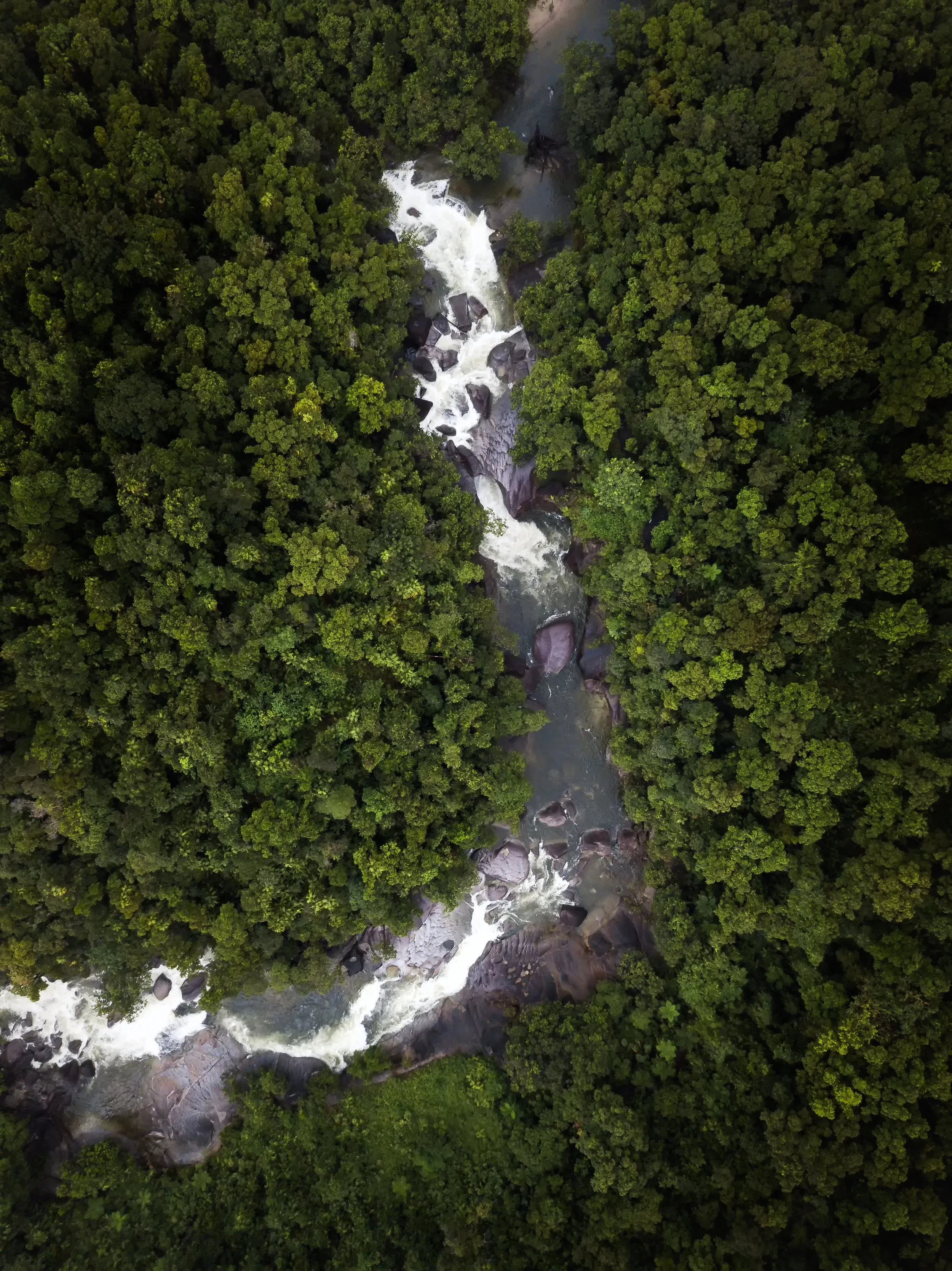 Babinda Boulders Aerial