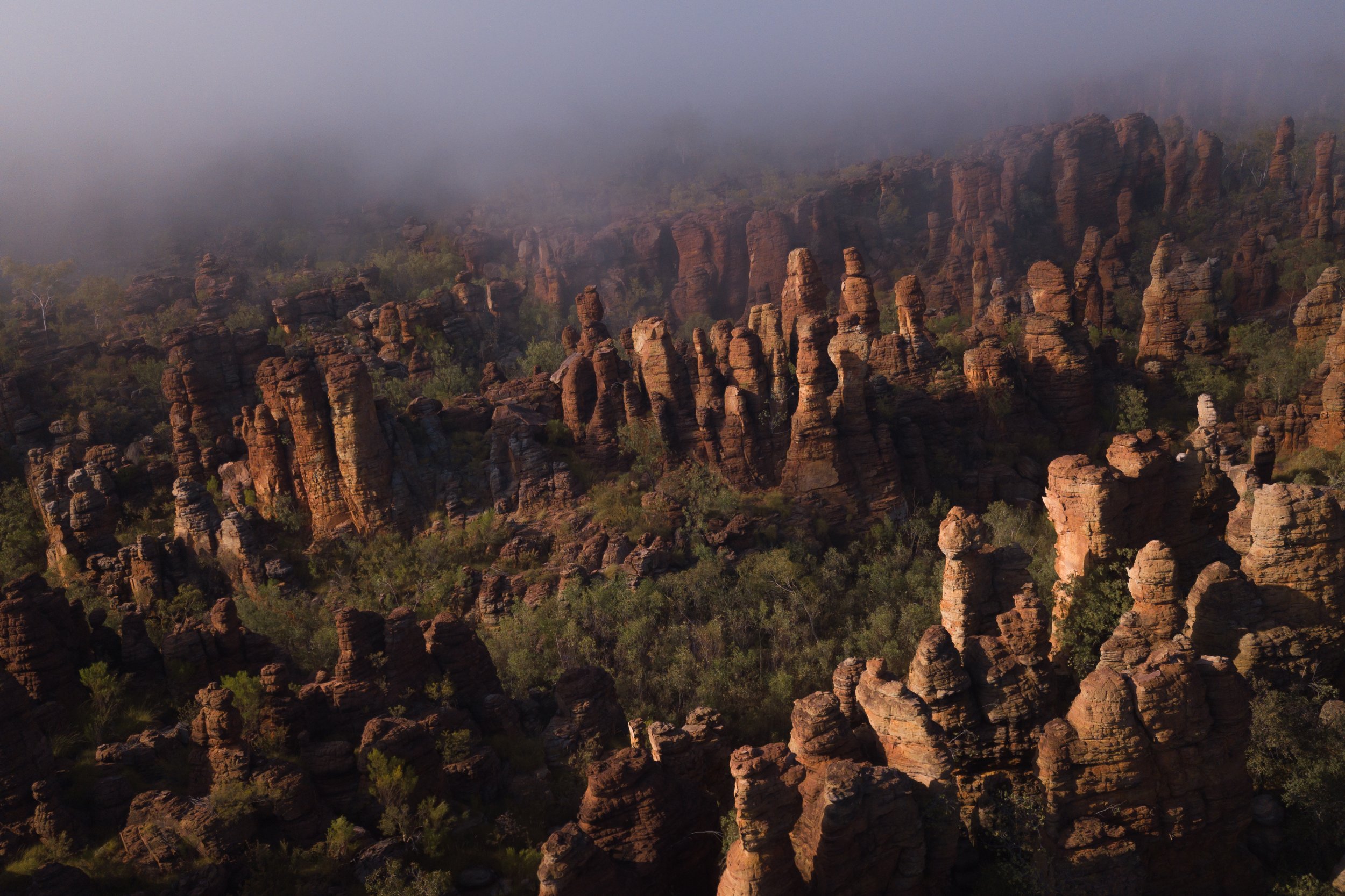 Limmen National Park Lost City Fog