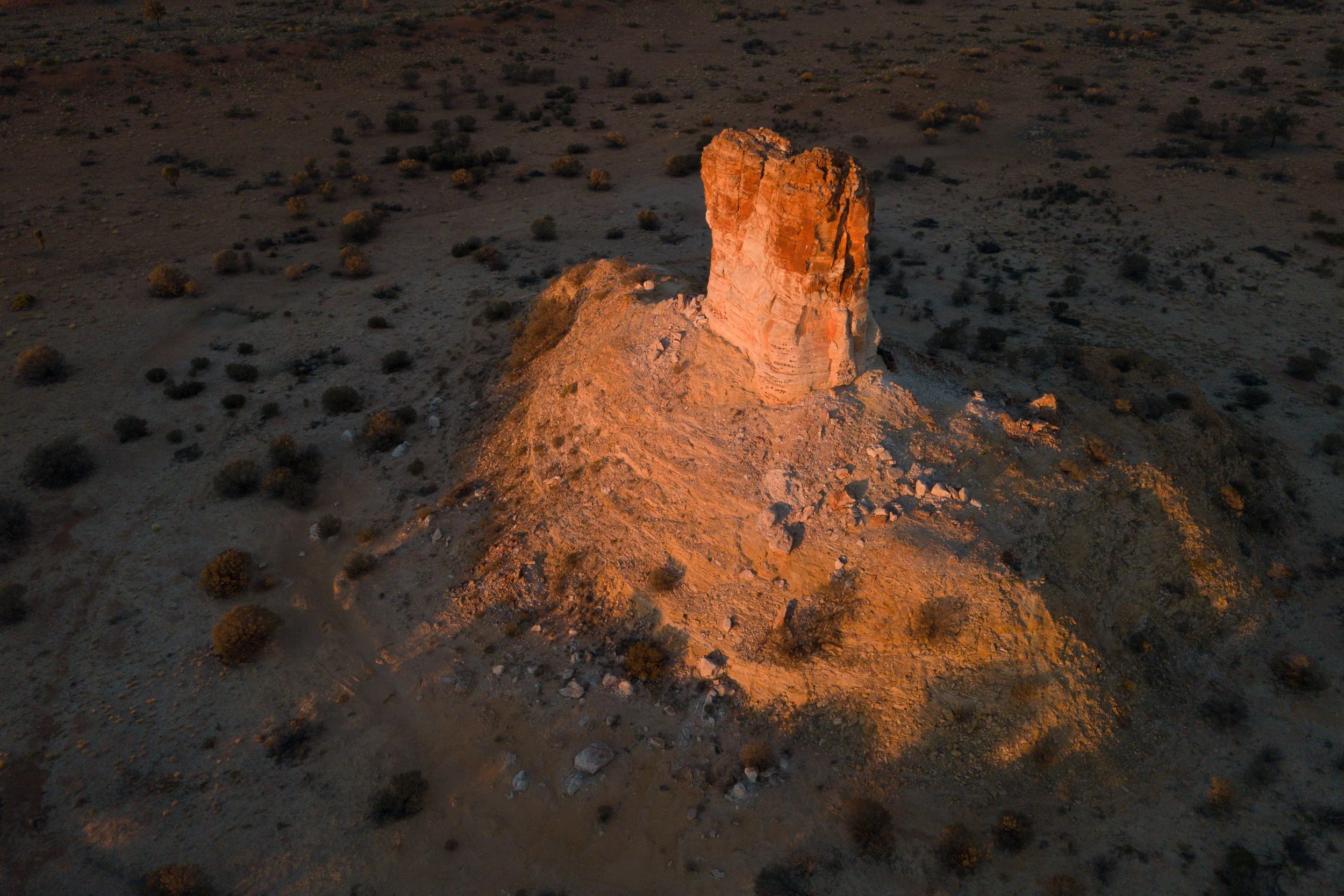 Chamber's Pillar Sunset