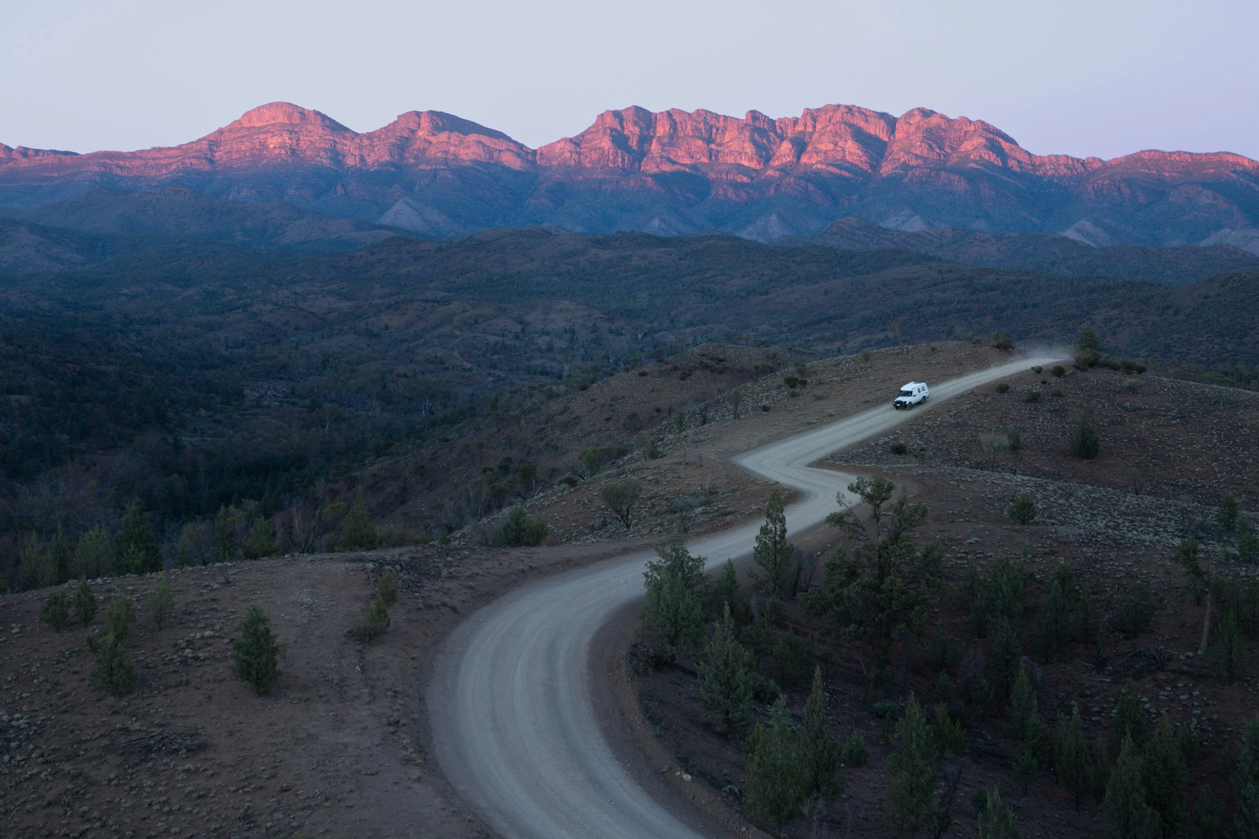 Razorback Lookout Sunset
