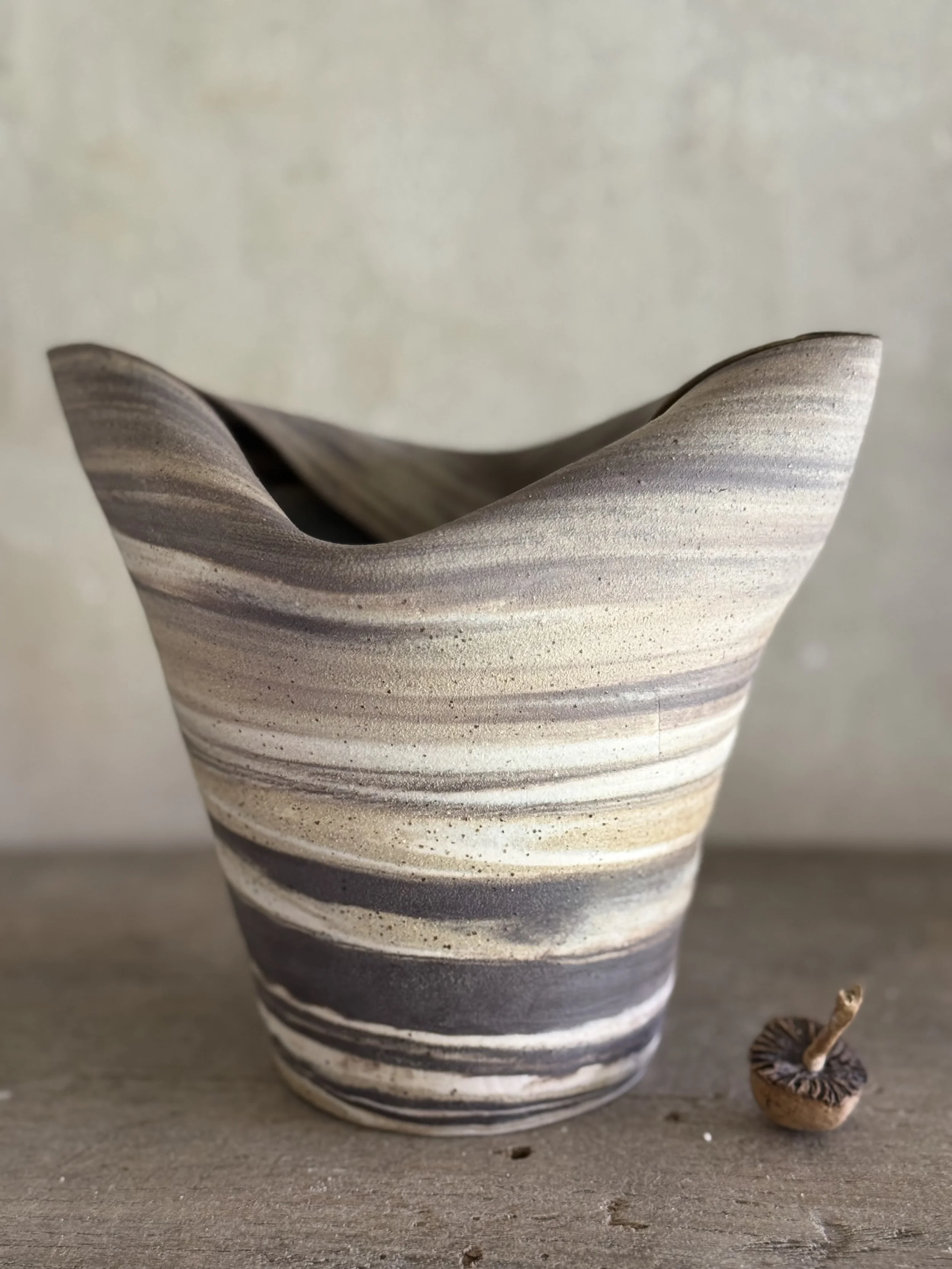 Mixed Clay Vase II