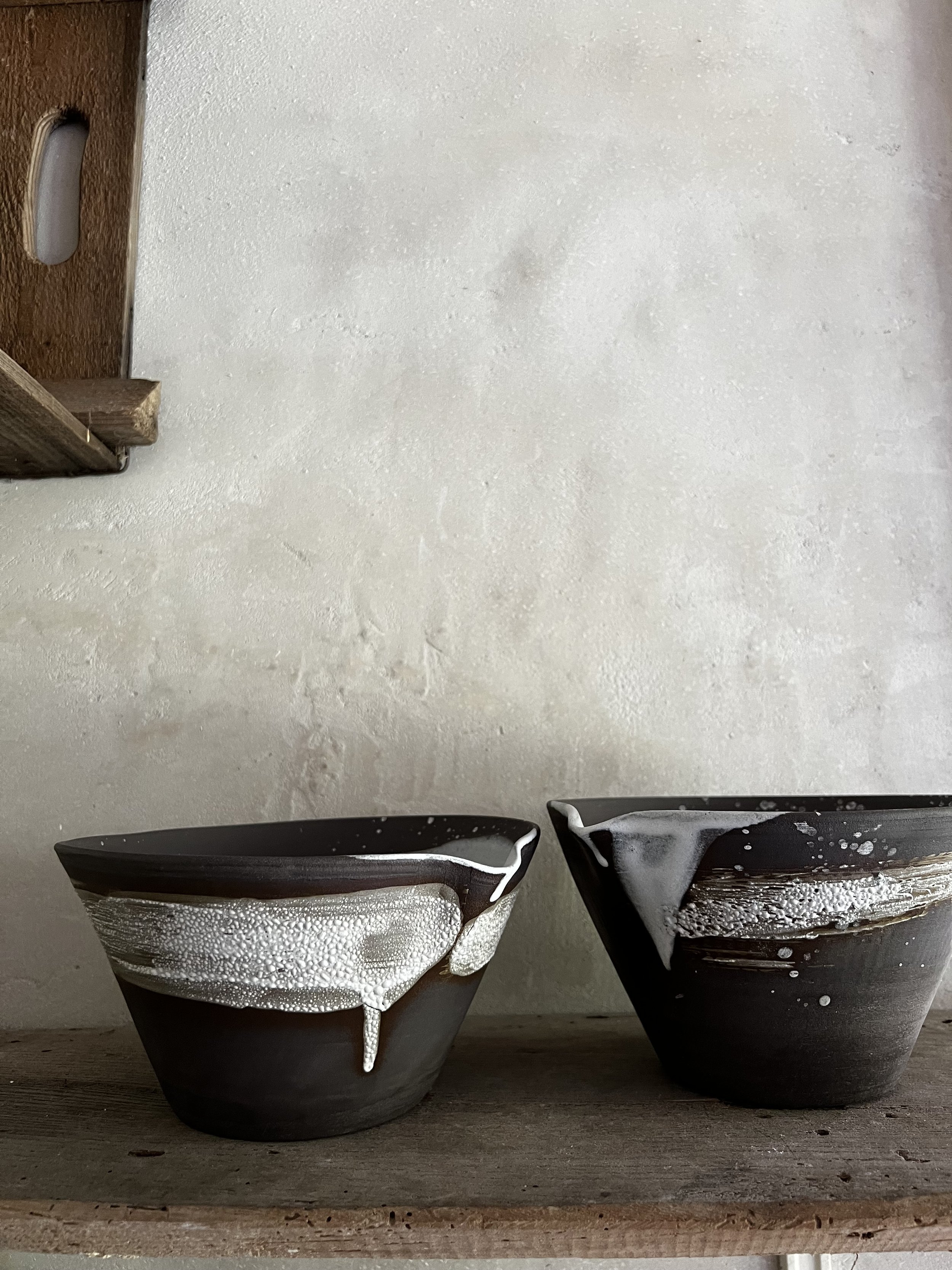 Black Clay Pouring Bowl