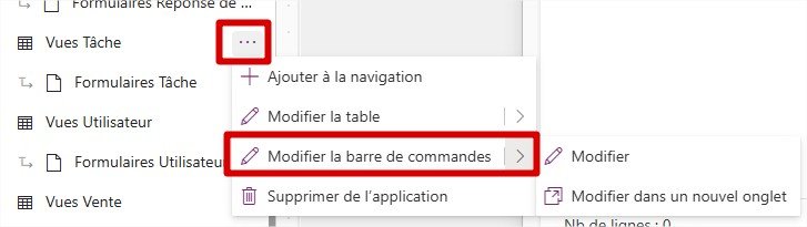 Ouvrir le Command Designer dans Dynamics 365