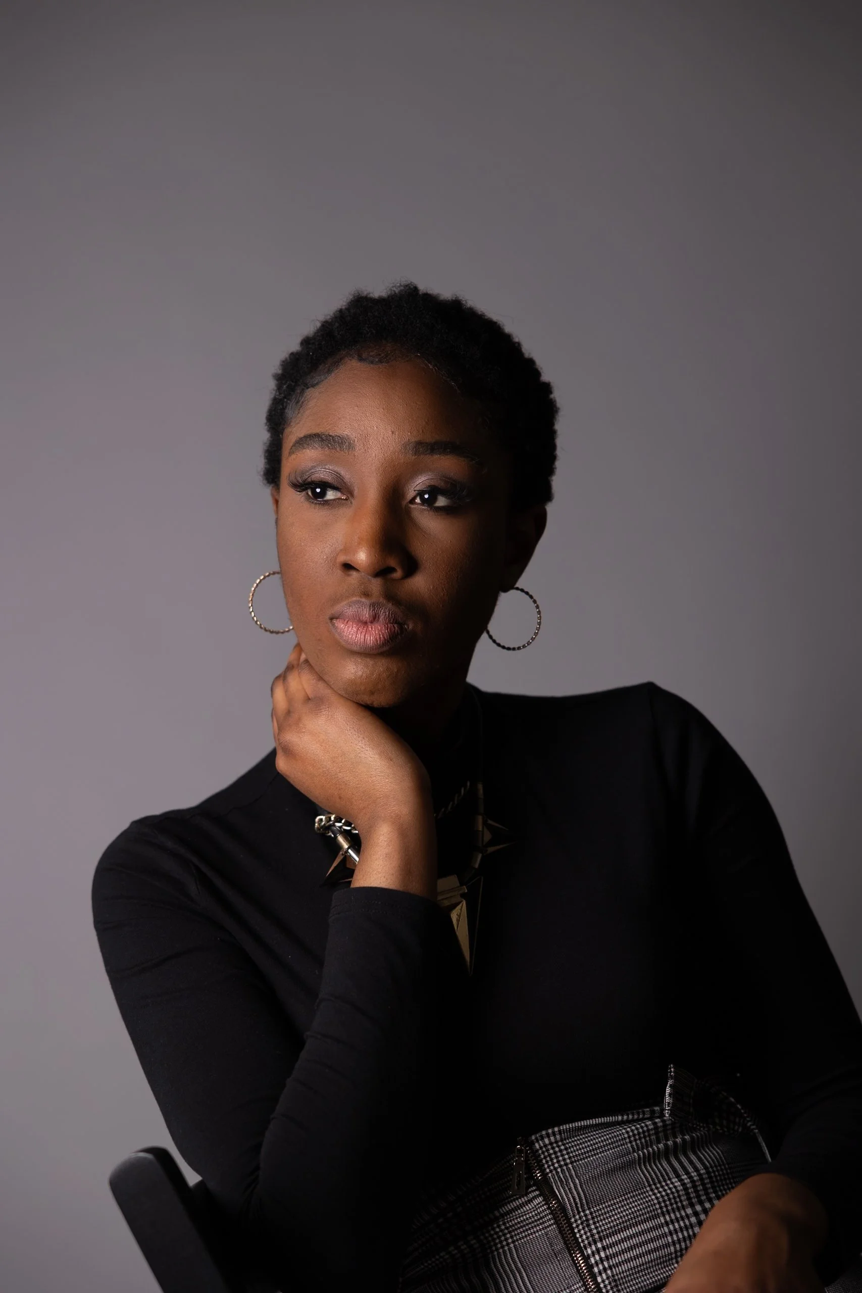 Wimbledon London Studio Portrait Shot of a black woman