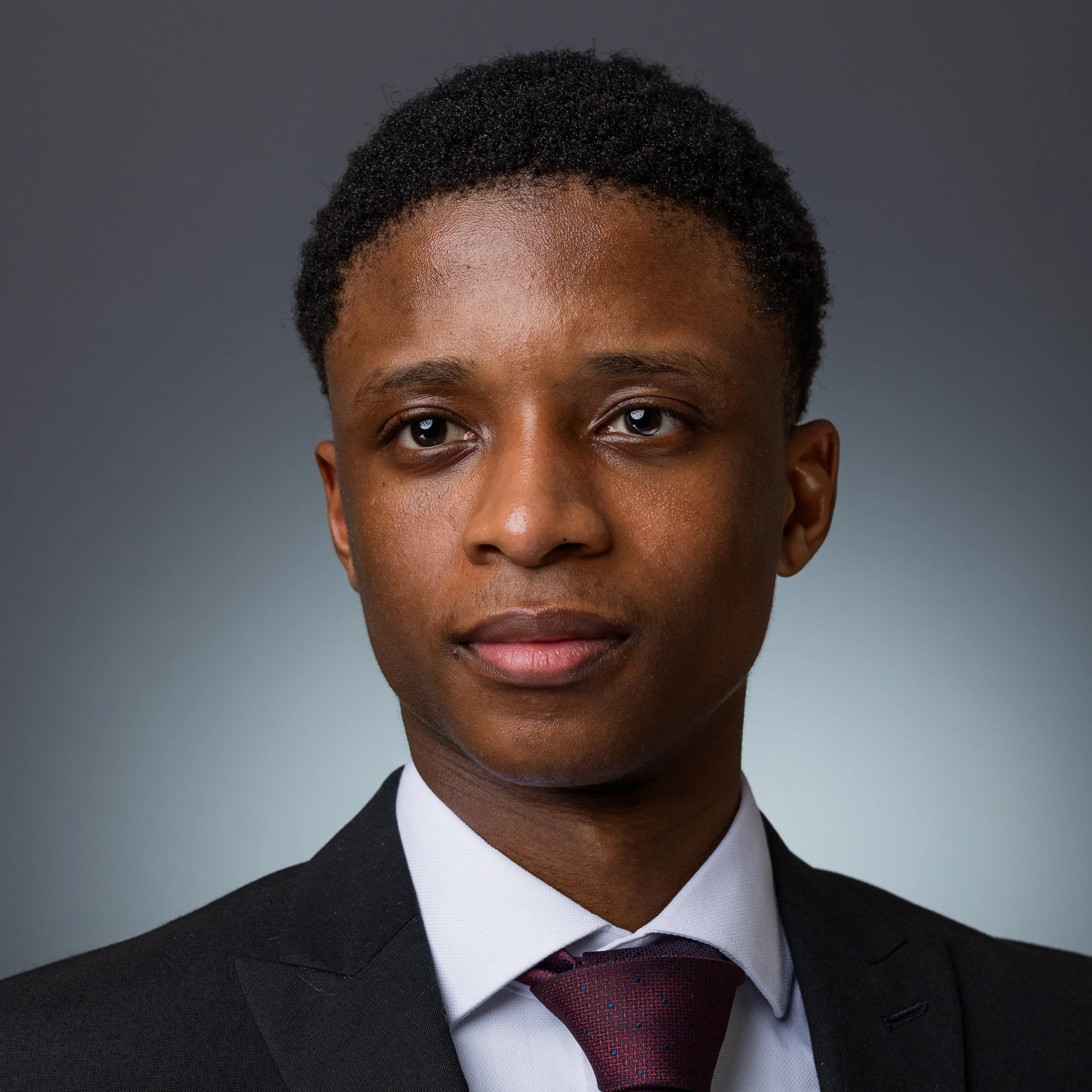 Man taking part in a headshot session in Marylebone