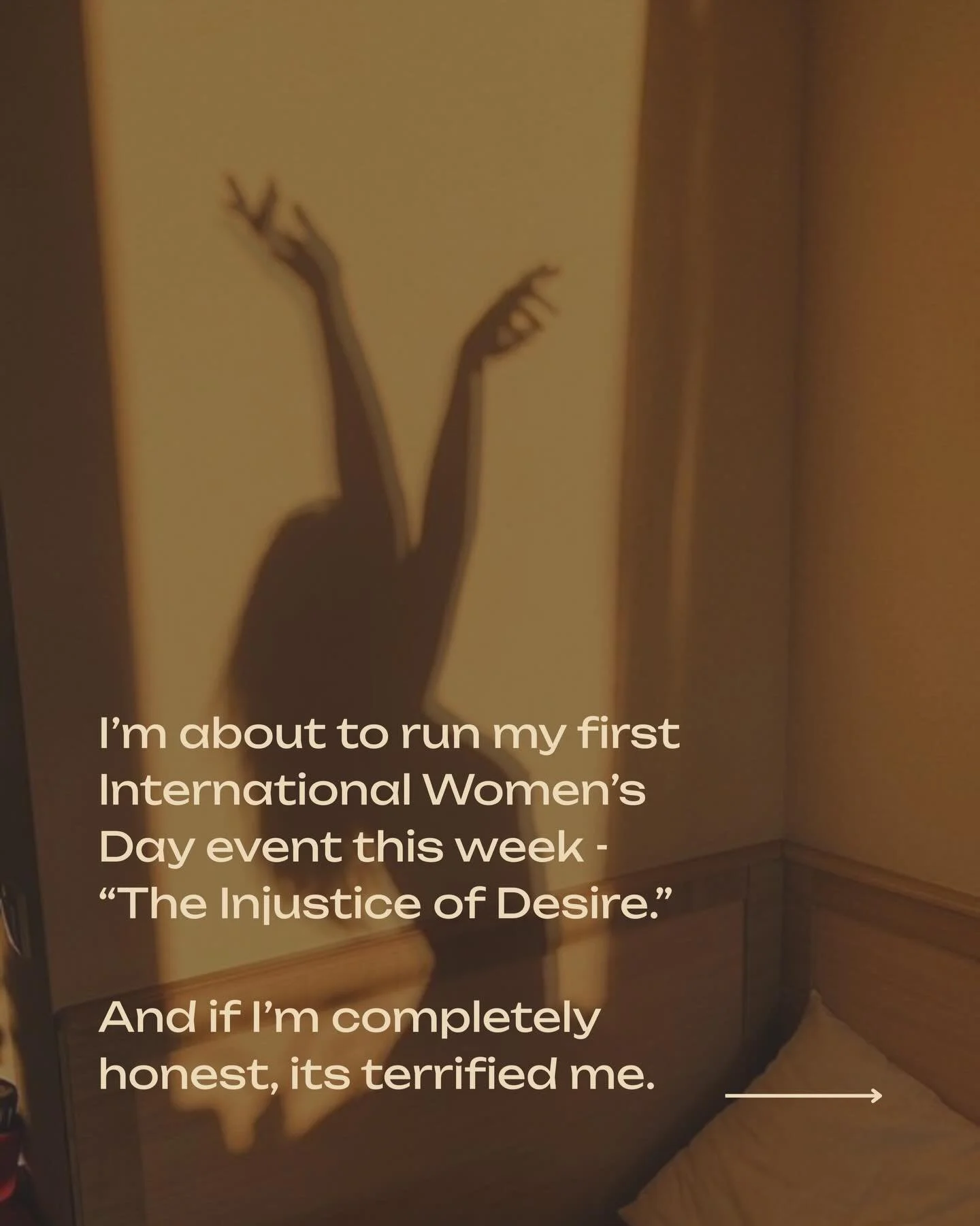 I&rsquo;d rather feel the burn of opening fully, again and again, than go through life half-alive, numb, and playing small.

The Injustice of Desire is where we stop shrinking. Where we reclaim our bodies, our voices, and the desires we were told to 
