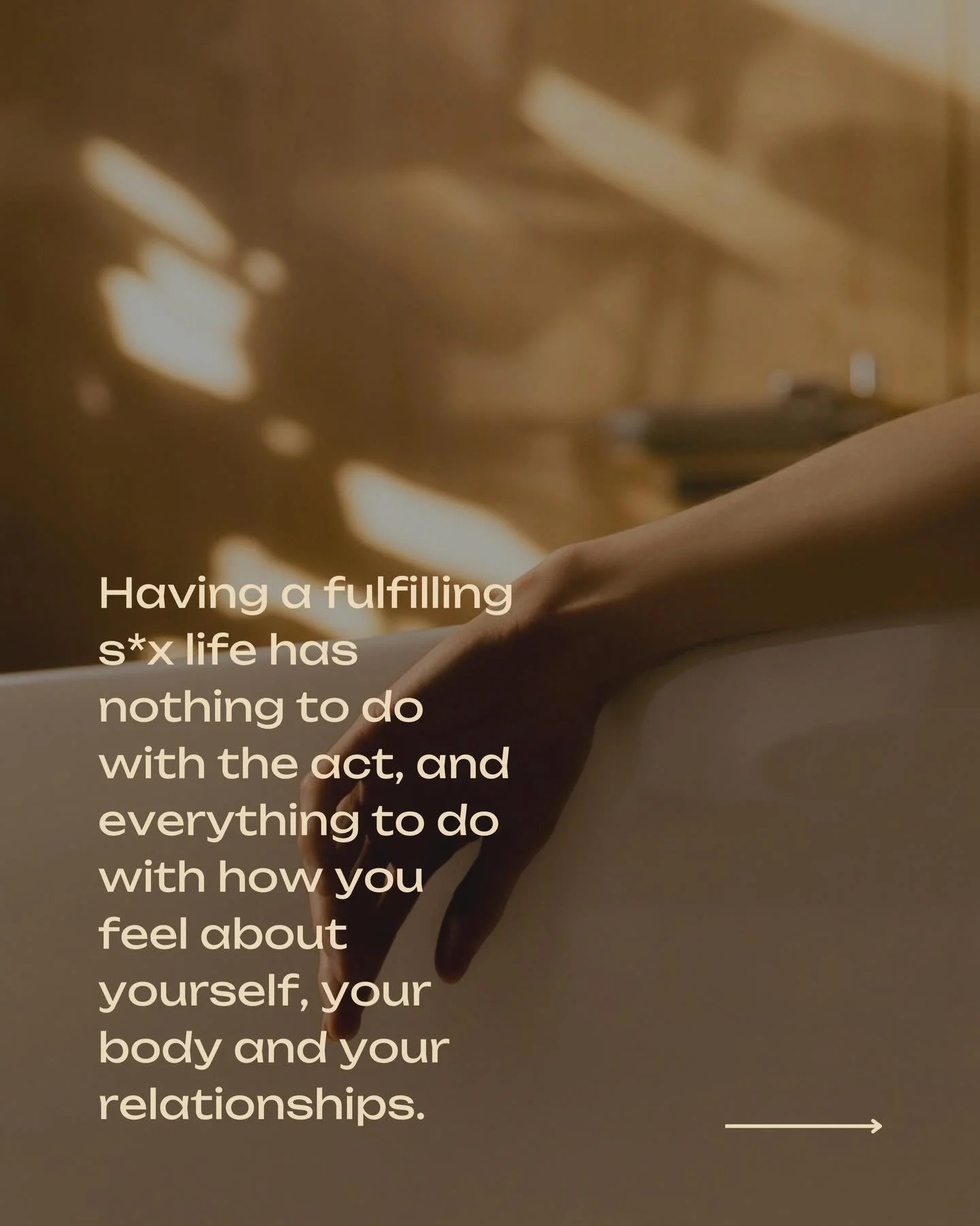 A fulfilling s*x life isn&rsquo;t about the act itself. It&rsquo;s about how you feel in your body, how you show up, and the beliefs you carry about yourself.

Many women struggle with intimacy, asking for what they want, or feeling like pleasure is 