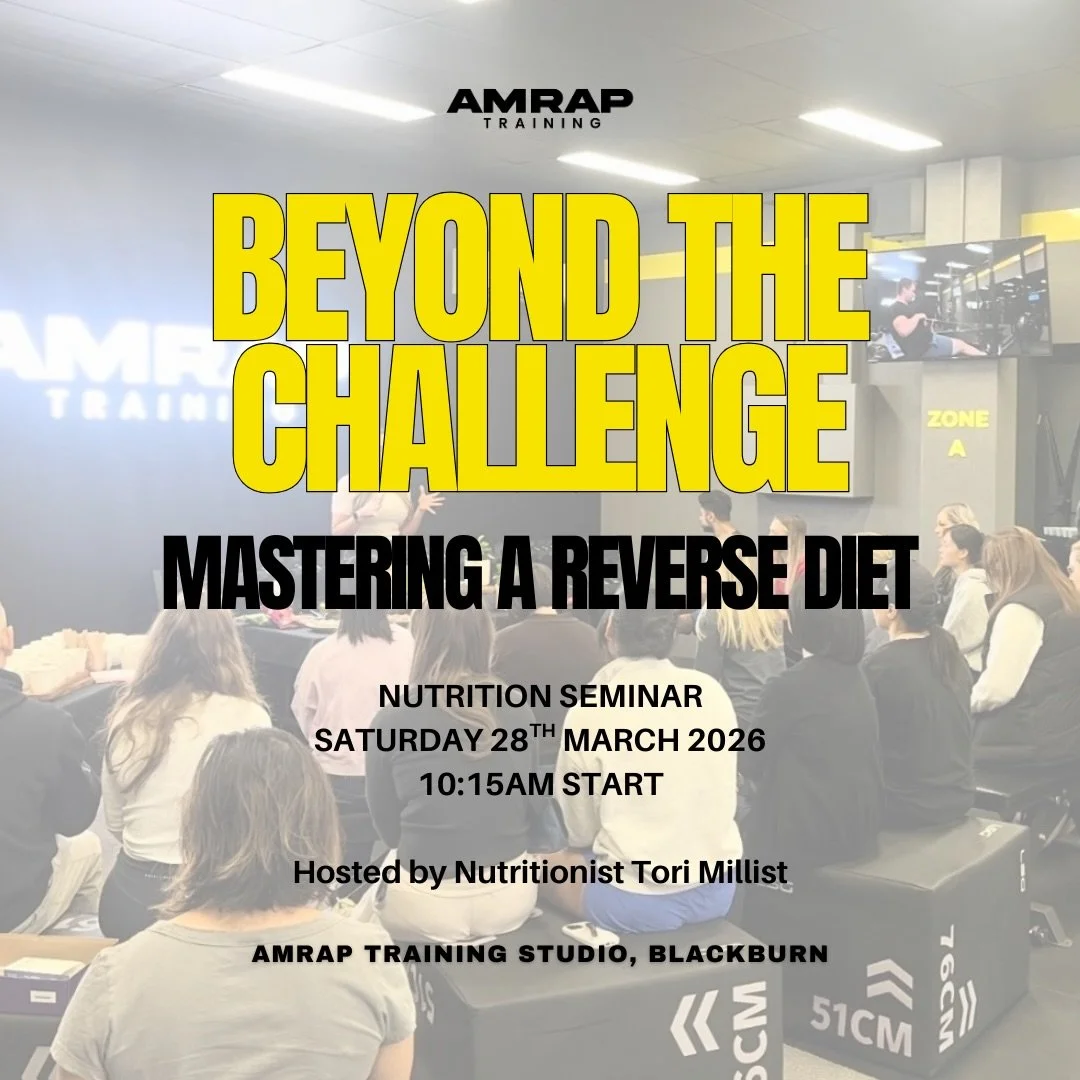 Beyond the Challenge: Mastering a Reverse Diet Seminar!

Most challenges end&hellip; and the results slowly fade.

Not this time.

On Saturday March 28th, 2026 at 10:15AM, we&rsquo;re showing you exactly how to transition out of a cut properly - incr