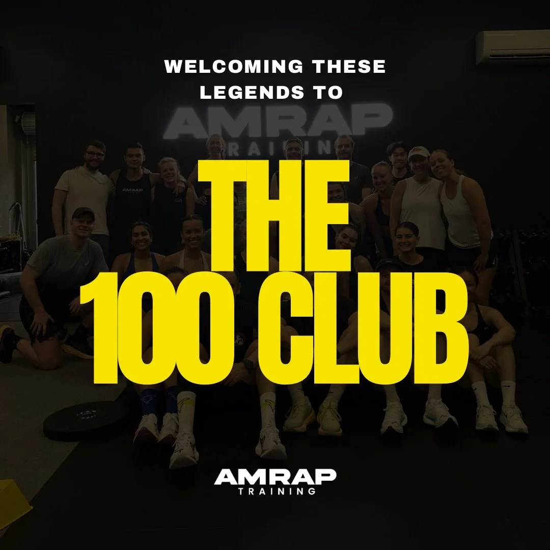 100 sessions deep 💯

More legends welcomed into the 100 Club.
A huge achievement and a reflection of consistency, effort and showing up week after week.

The best part? There&rsquo;s plenty more on the way into this club 👀🔥

#amraptraining #blackb