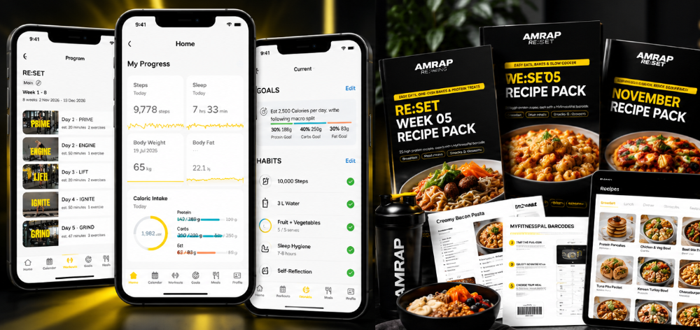 RESET app on a phone