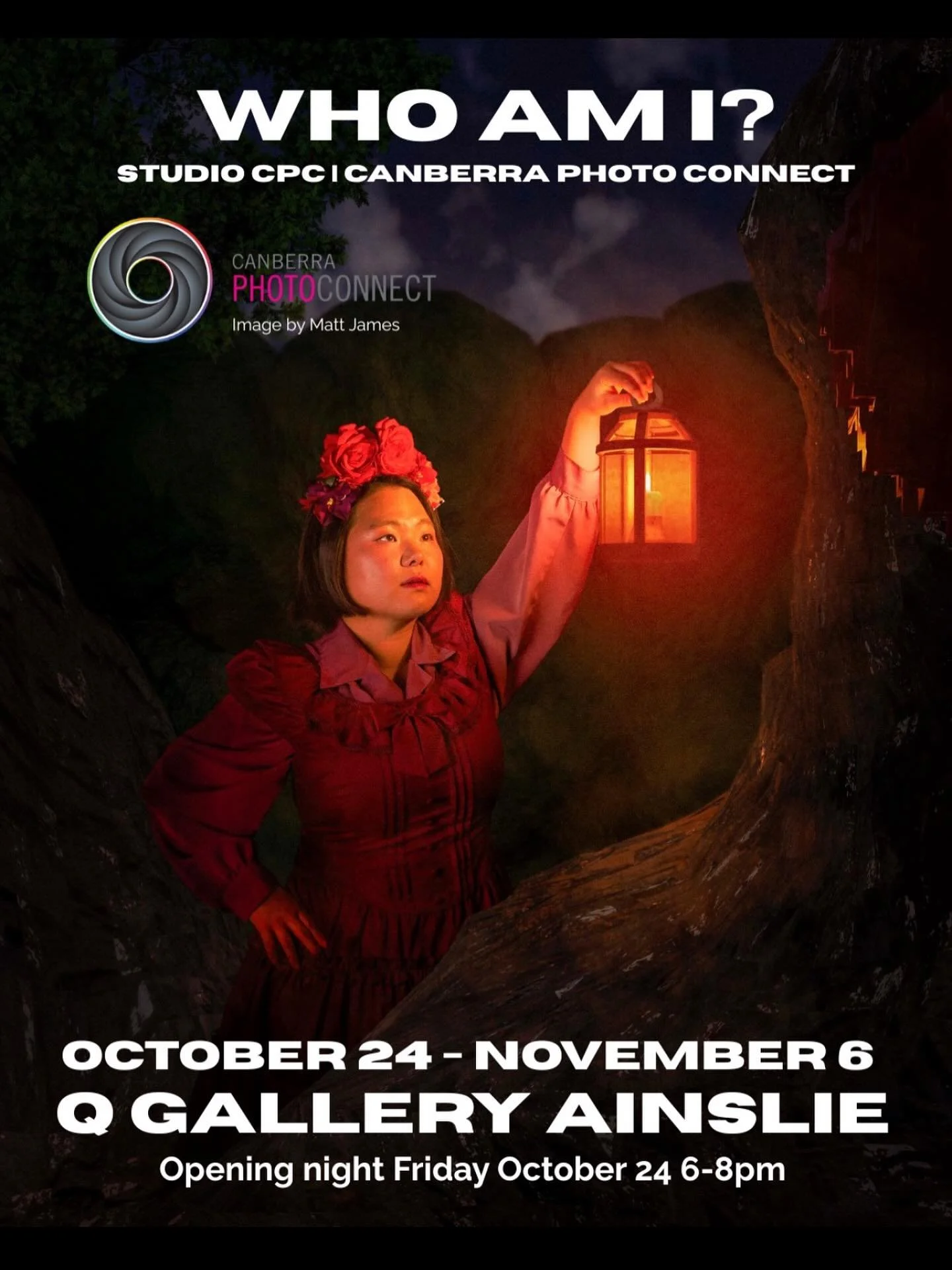 ✨ Who am I? ✨
An exhibition of creative photographic portraits by
📸 Matt James, Helen McFadden, Phil McFadden, Keith O&rsquo;Brien &amp; Steven Shaw

Now showing at Q Gallery, Ainslie
🗓 Wednesday&ndash;Friday 2:30&ndash;6pm
🗓 Saturday 10am&ndash;3