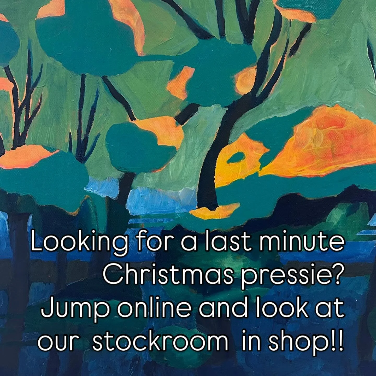 Painting credit- Eliott June O&rsquo;Dowd, &lsquo;Somewhere Between Here &amp; There&rsquo;, acrylic on canvas, 50 x 40cm, $220
Get into @q_gallery_  this afternoon 2.30-6, Saturday 10-3 and Tuesday 10-1 to see what we have available or check out our