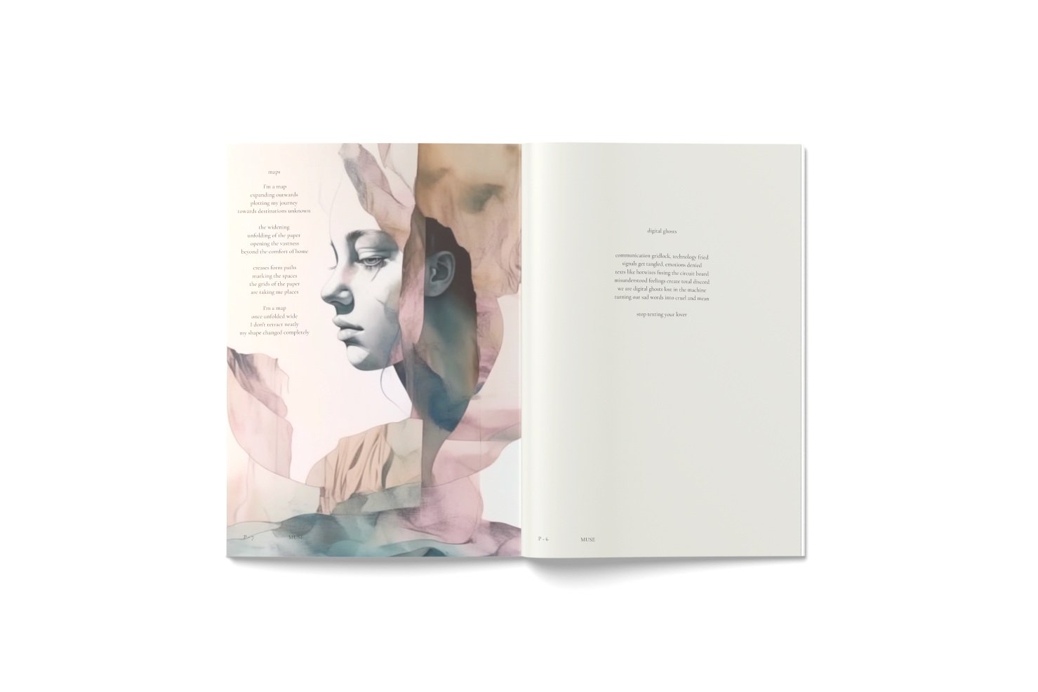 MUSE - Poetry, Art &amp; Sketch Book by author Elle Drakopoulou