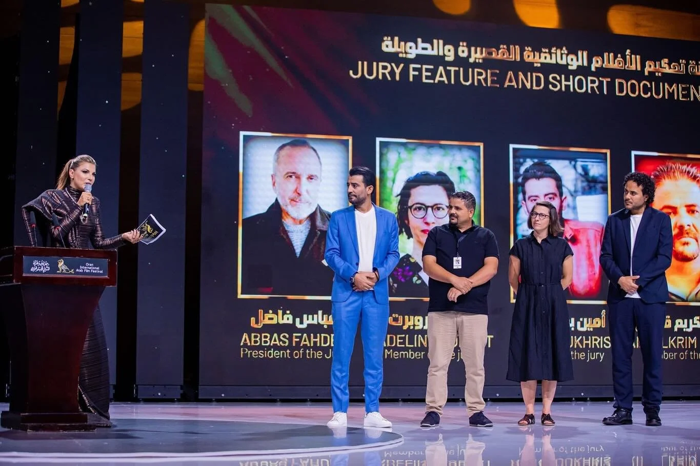 تجربة ممتعة و تشرفت بالمشاركة كعضو في لجنة تحكيم الأفلام الوثائقية في مهرجان وهران السينمائي للفيلم العربي. شكرًا جزيلًا للمنظمين على جهودهم الكبيرة.

Enjoyed the experience of being part of the documentary jury at the Oran Arab Film Festival. A big 