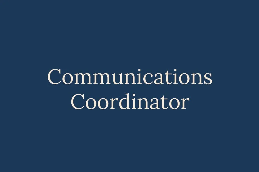 Communications Coordinator