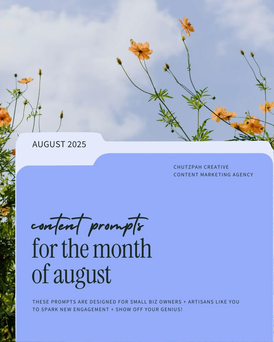 If you're a small biz owner wanting more visibility for your offers, or an artisan ready to tell deeper stories behind your craft - these ideas are designed to help you connect and convert.

Here&rsquo;s how to use them:

👉 Choose 1&ndash;2 prompts 