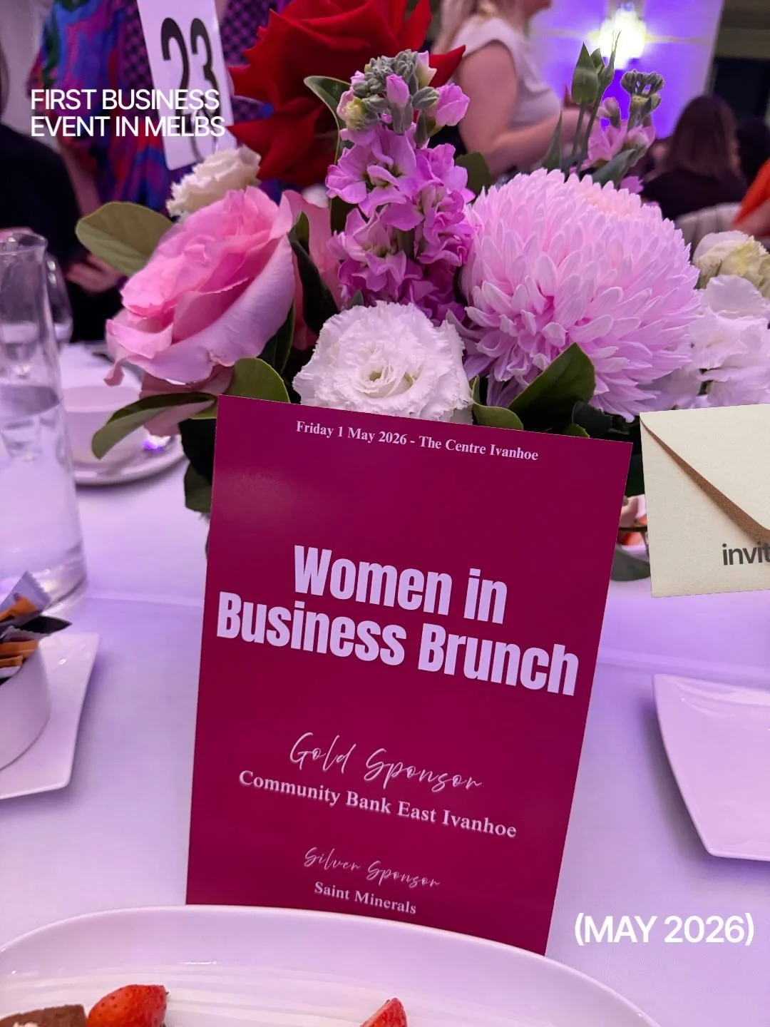 Last week, I went to the Annual Women in Business Event hosted by Banyule Council, and it reminded me why showing up matters. The energy in that room was something else. 

Just genuine people lifting each other up. 🙌

Here&rsquo;s what struck me mos
