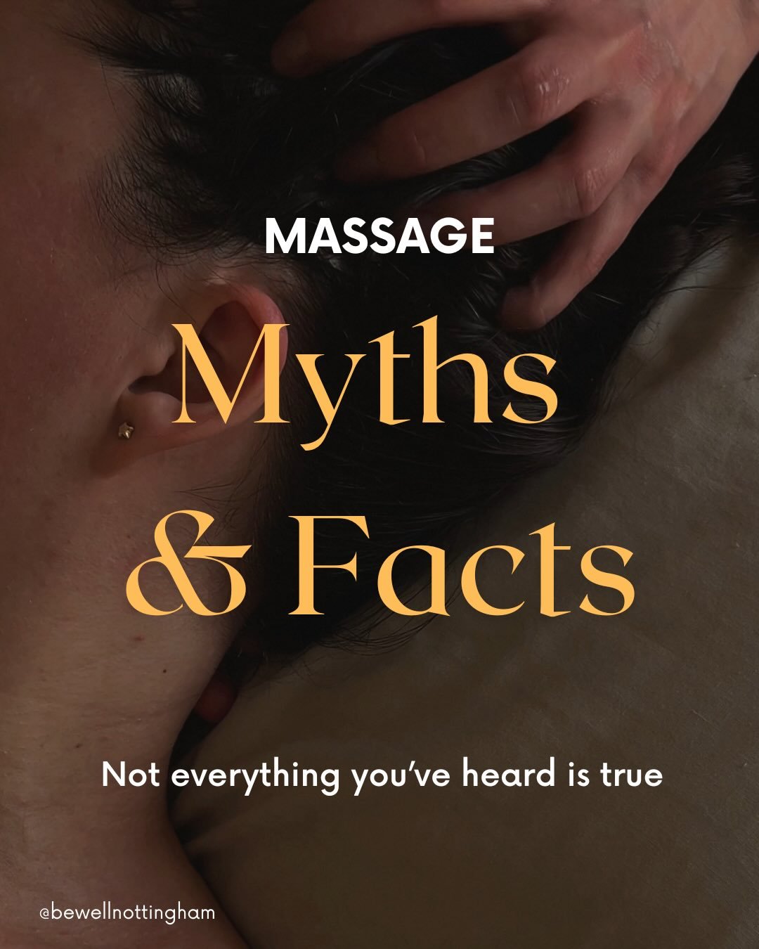 Myths &amp; Facts about massage 👌🏻😎

There is a lot of fluff floating around regarding massage and its benefits - some of these myths are still being repeated in massage schools.

However, when you look at scientific evidence (and from my 5 years 