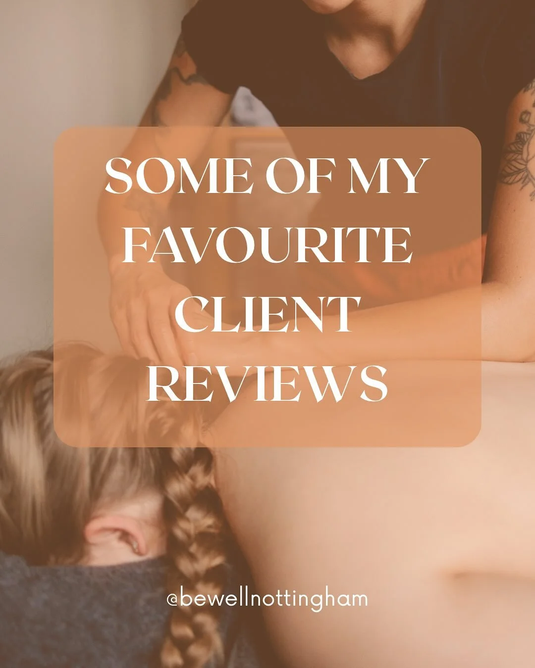 Some recent client love (it was hard to pick from over 100!! 5⭐️ reviews)

If you&rsquo;re reading this and thinking: I need this!! I&rsquo;ve got you 🫶

Book your next massage with me at my salon in Mapperley. Link in bio ✨

It means the world to m
