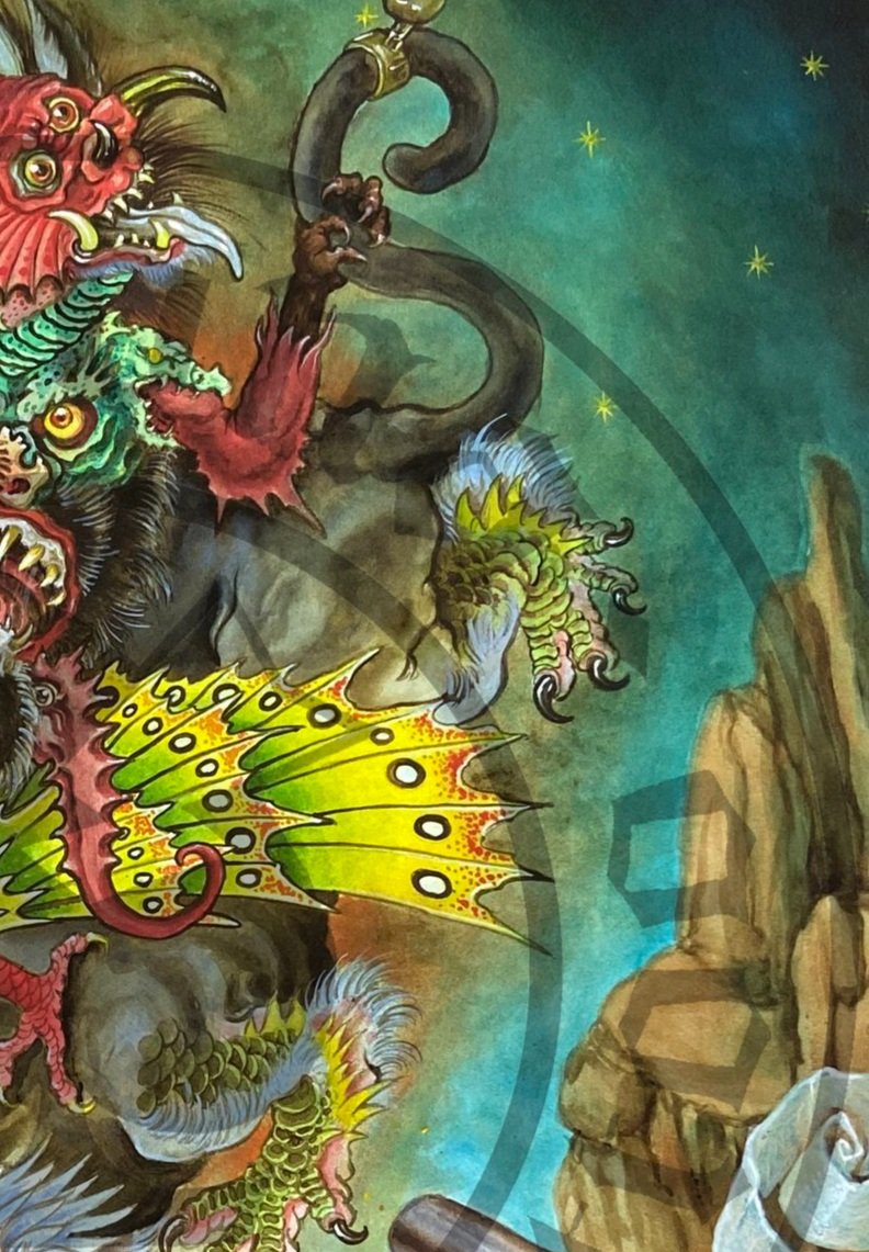 print_art_poster_todos_tatuadores_iran_infierno_javi_castaño_barcelona_electric_tattoo