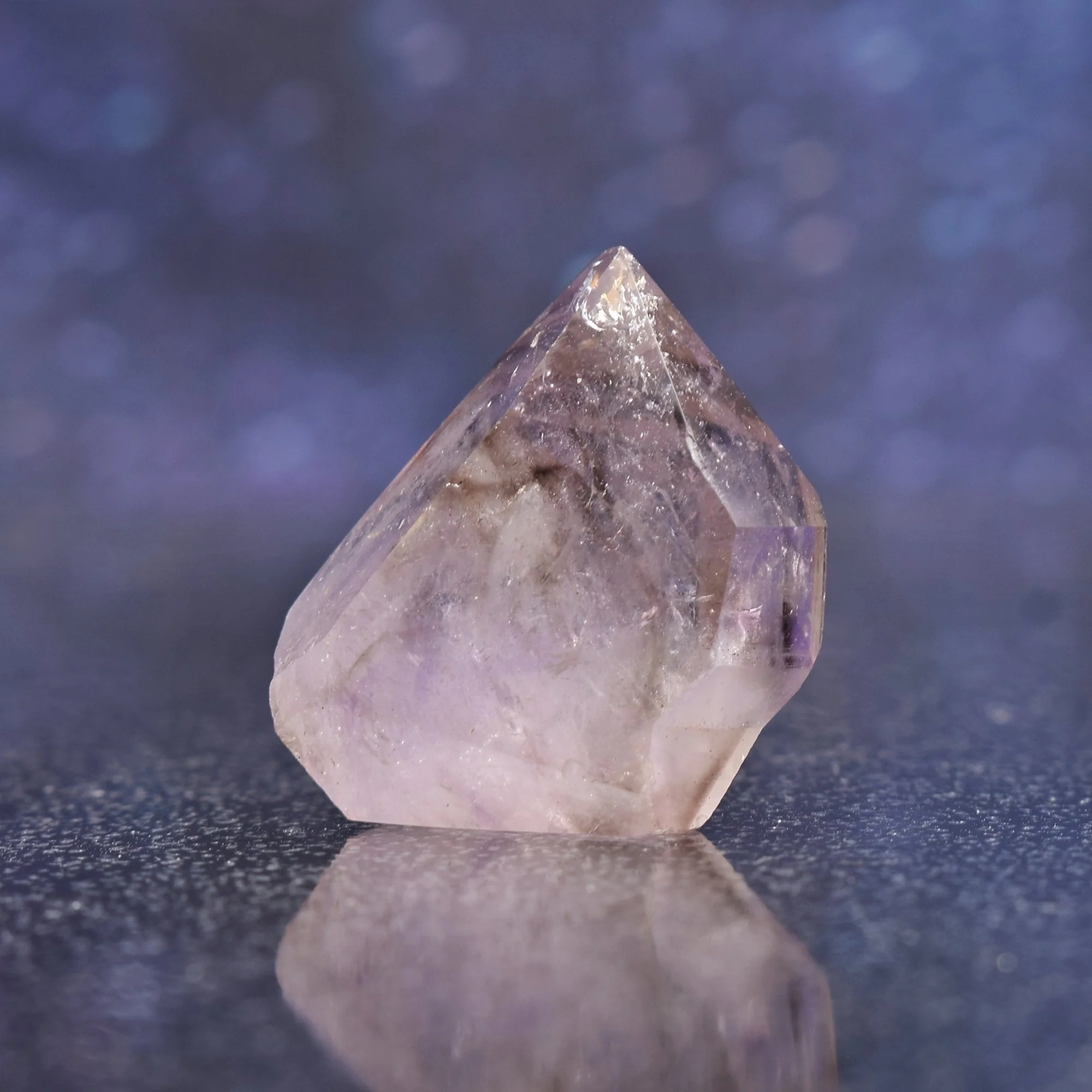 Polished Brandberg Light Smoky Amethyst from Namibia | 10.1 grams