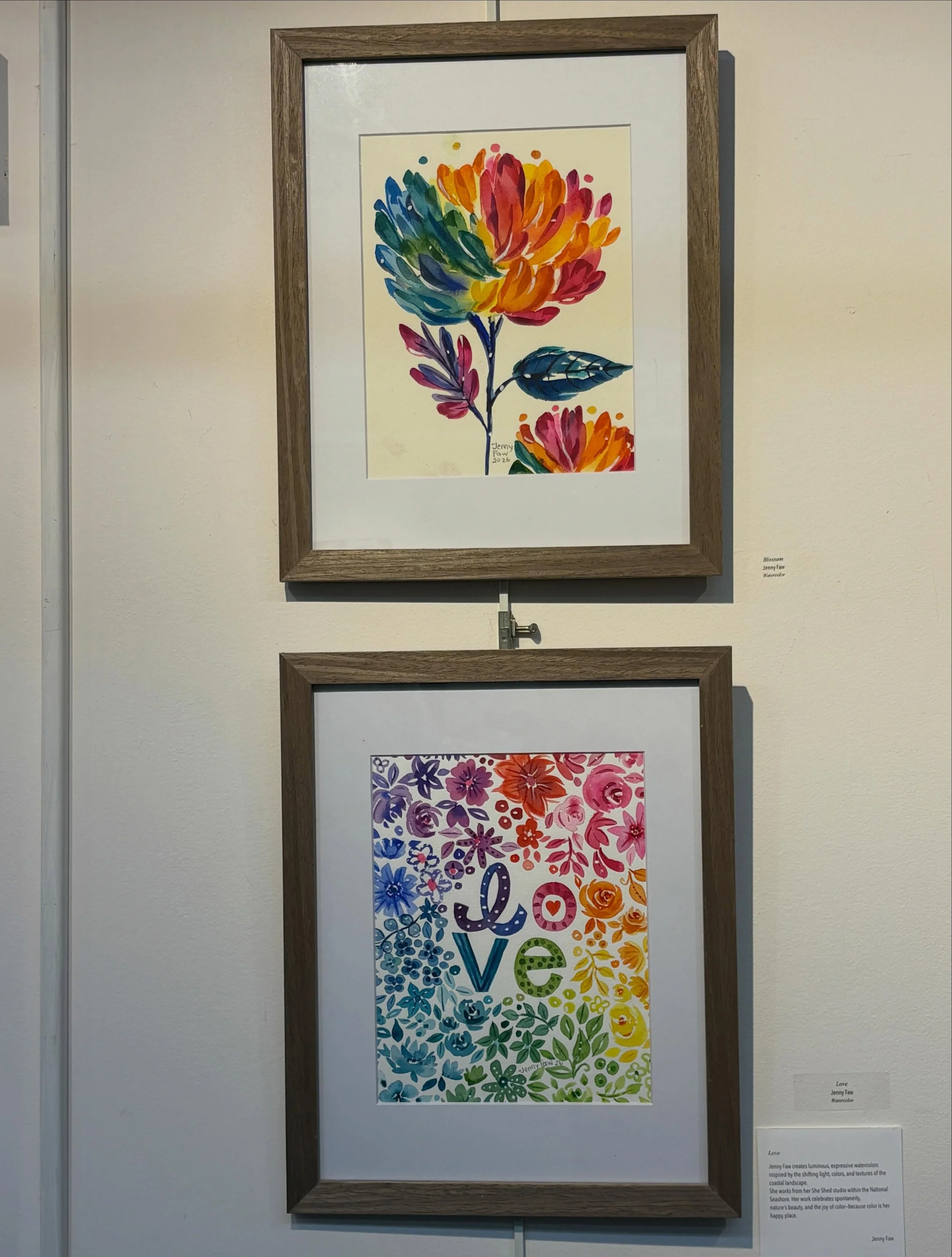 We have amazing libraries here on the Outer Cape! I was thrilled for my watercolor students and me to be a part of last month&rsquo;s show in the Eastham Library Galleries. This month it is The Pride Month show in the Orlean&rsquo;s Library Gallery. 