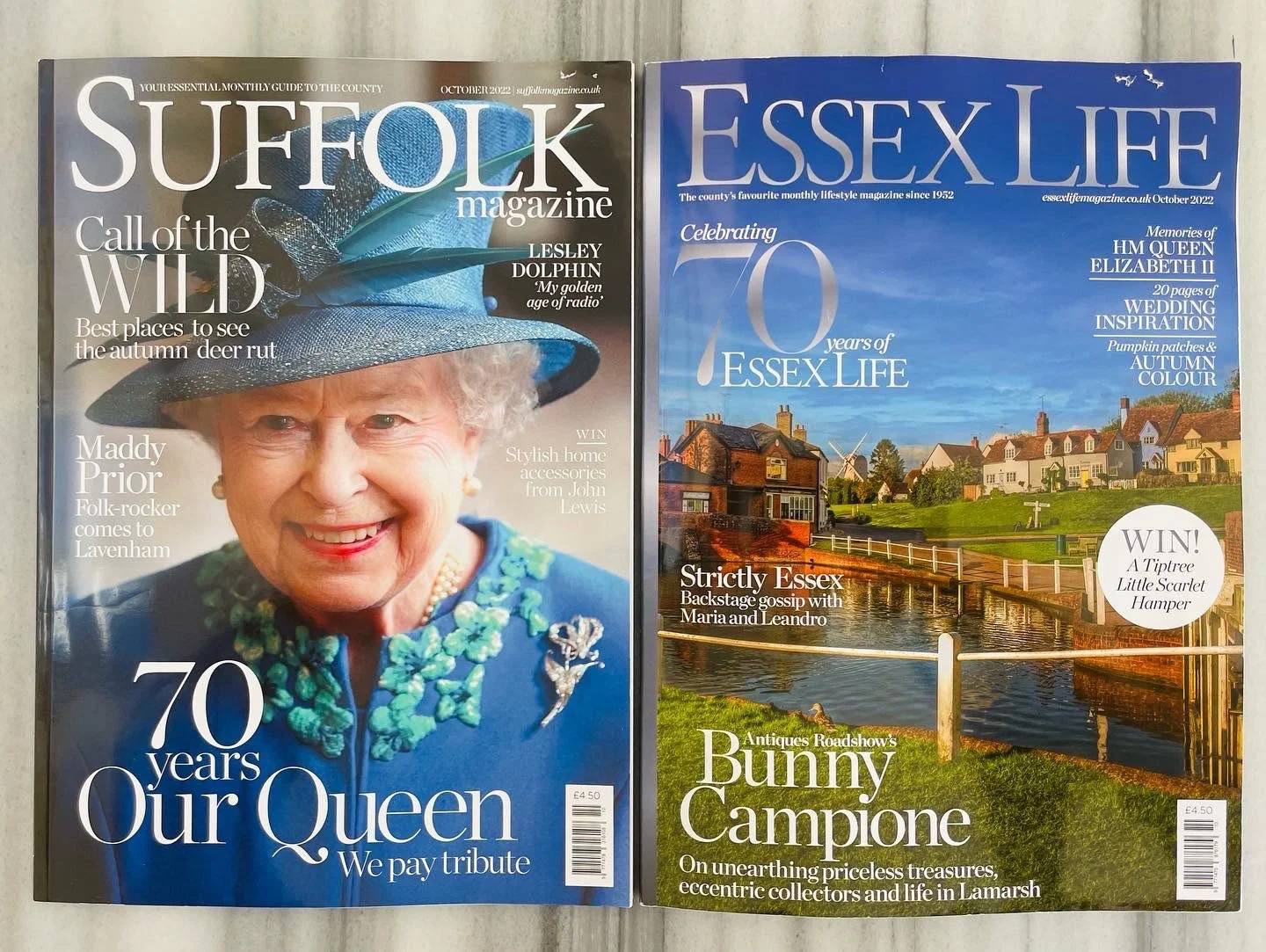 A throwback to the Queen&rsquo;s 70th birthday celebrations in Essex &amp; Suffolk Life magazines, where Granville featured heavily on such a momentous occasion. RIP HRH.