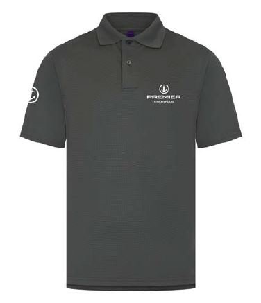 Mens Coolplus polo charcoal front.JPG