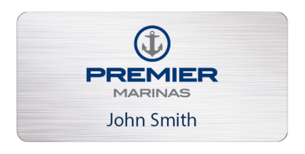 Domed Aluminium Name Badges