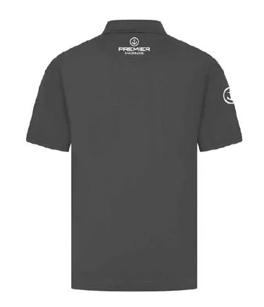Mens Coolplus polo charcoal back.JPG