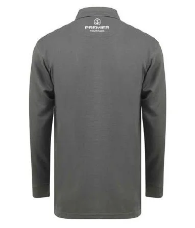 Mens Coolplus L-S polo charcoal back.JPG