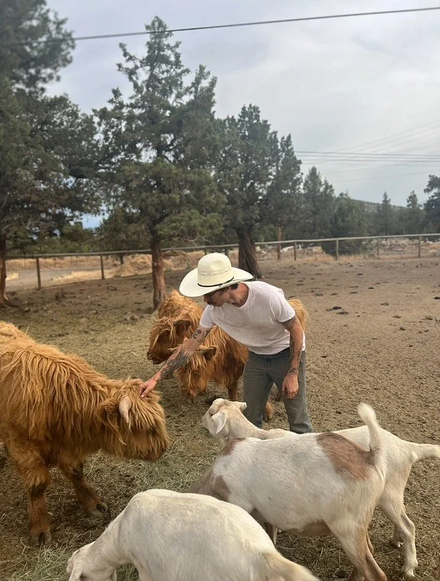 Took the long way around but I&rsquo;m finally here,, living out my childhood hood dreams. Hanging with my long hair cows and these pesky goats.