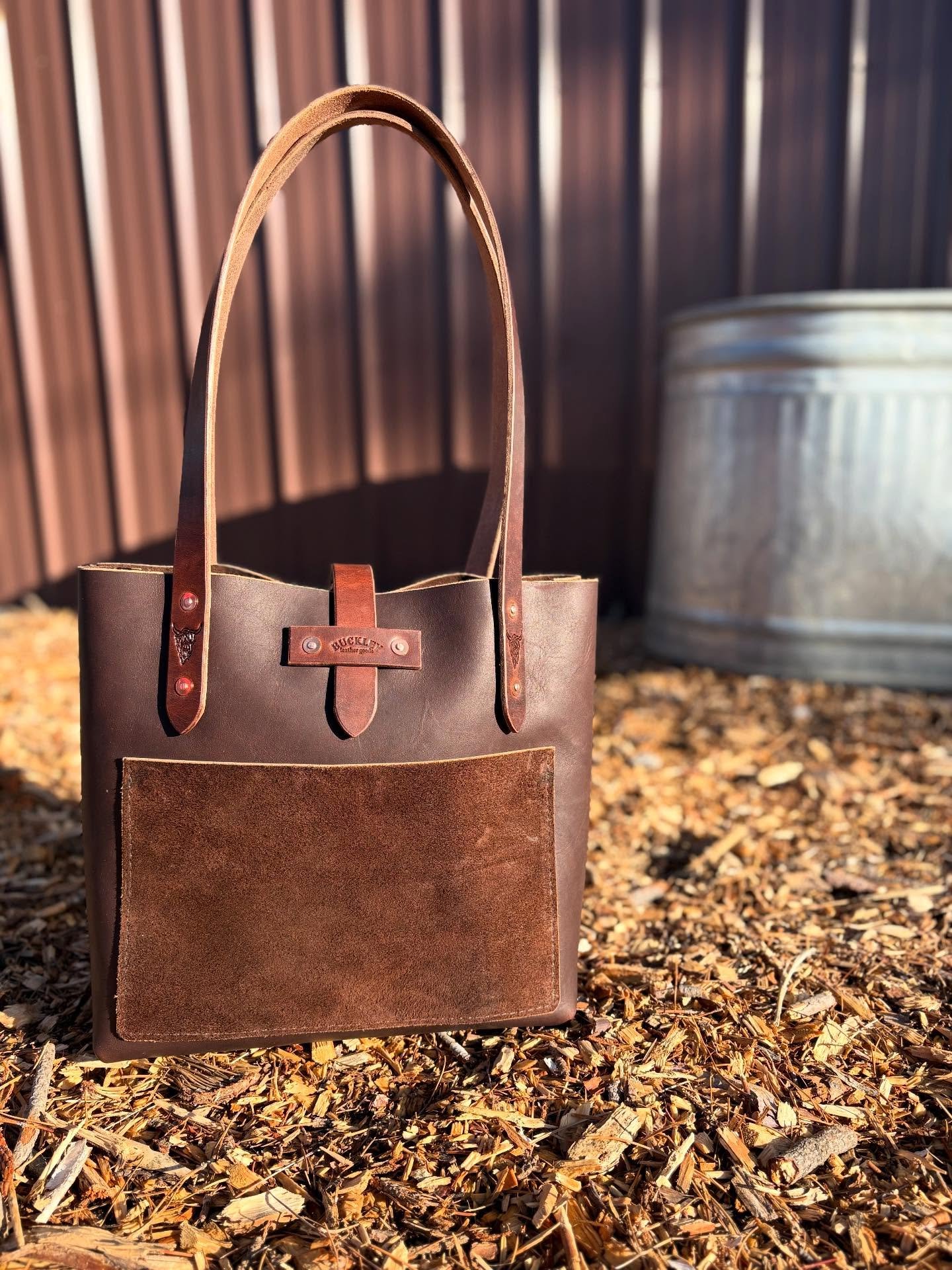 New tote bag for a customer!. Thankful for all the support on this day of thanks! Hope everyone has a beautiful day! #totebag #ladies #fashion #leather #craftsman #girl #woman #instareel #love #thanksgiving