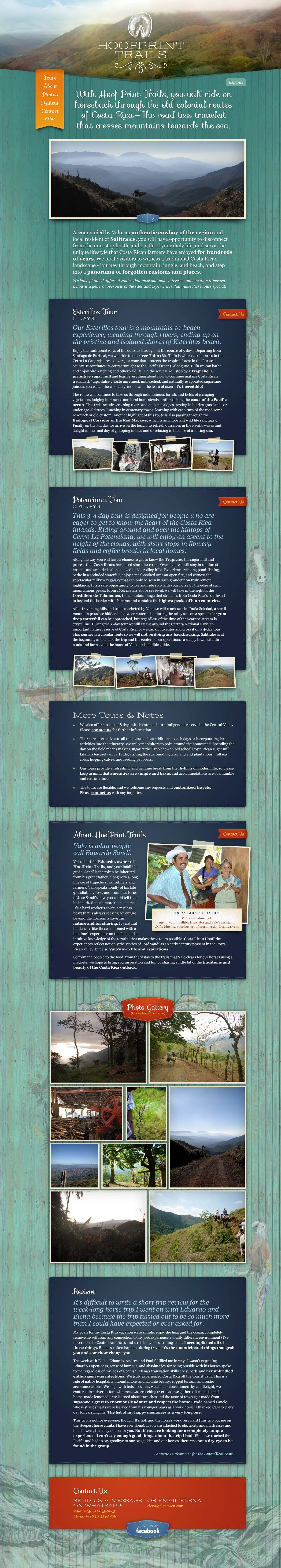 Hoofprint Trails in English