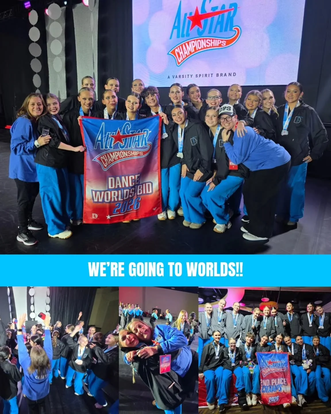 🌏🌏🌏 We're going to WORLD'S!!! Congratulations to these wonderful dancers for an outstanding performance this weekend - we can't wait for you to show your talent on a World's stage!! We are so proud of you! 🏆🏆 Yay!!!! 
#danceforcestudios #huntley