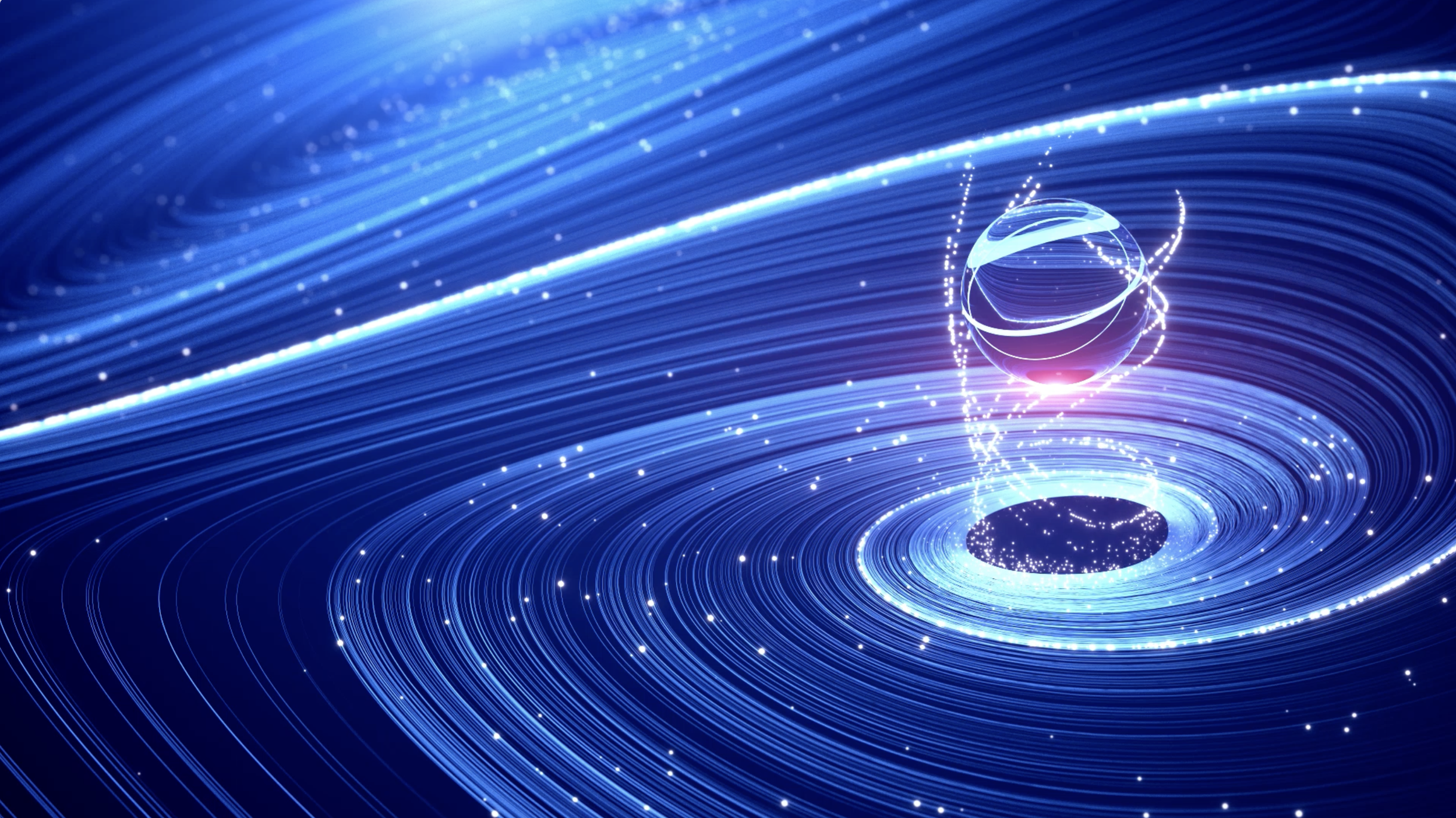 AI Data Vortex - Dynamic Futuristic Background