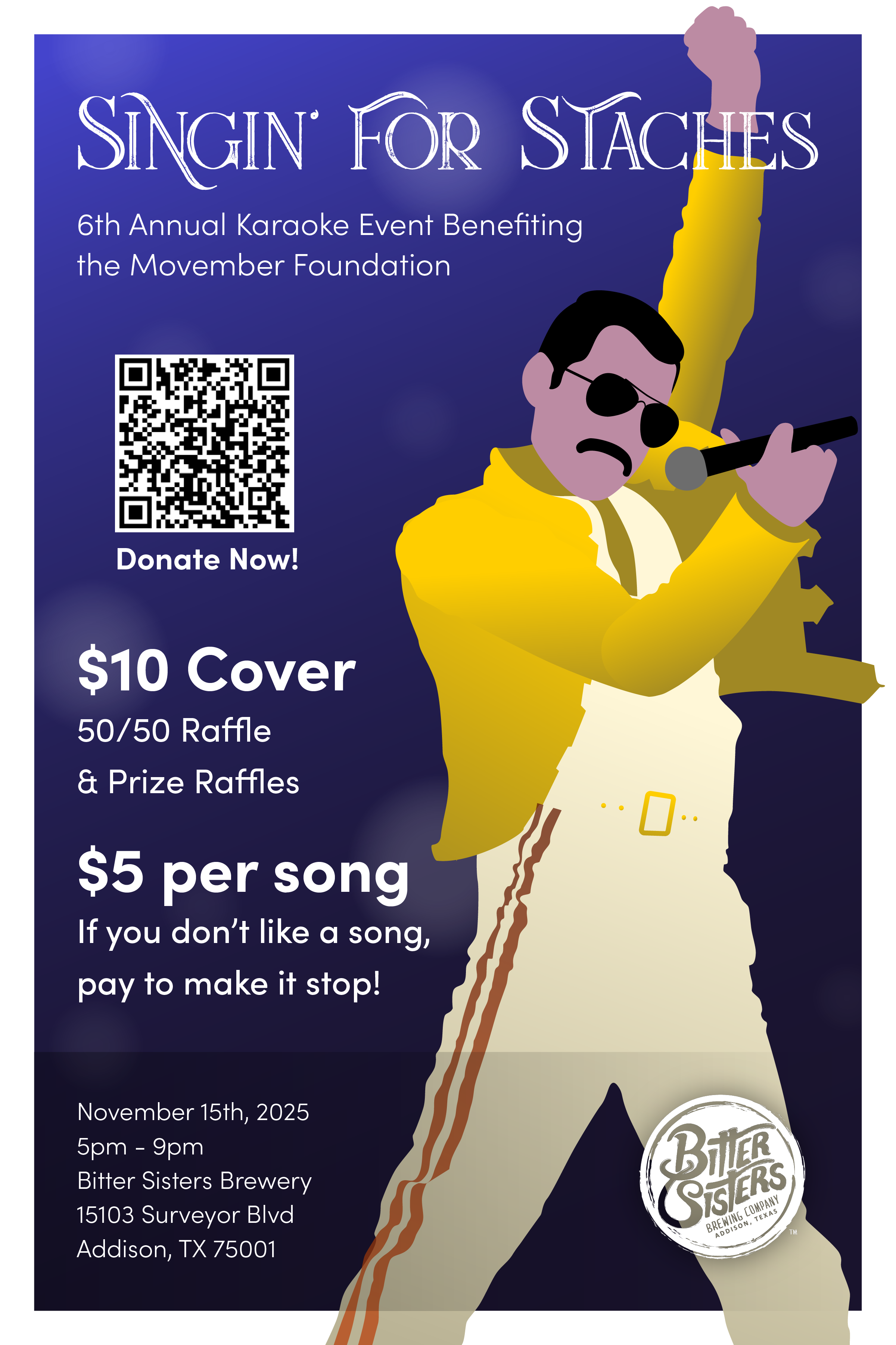 Singin' for Staches Karaoke