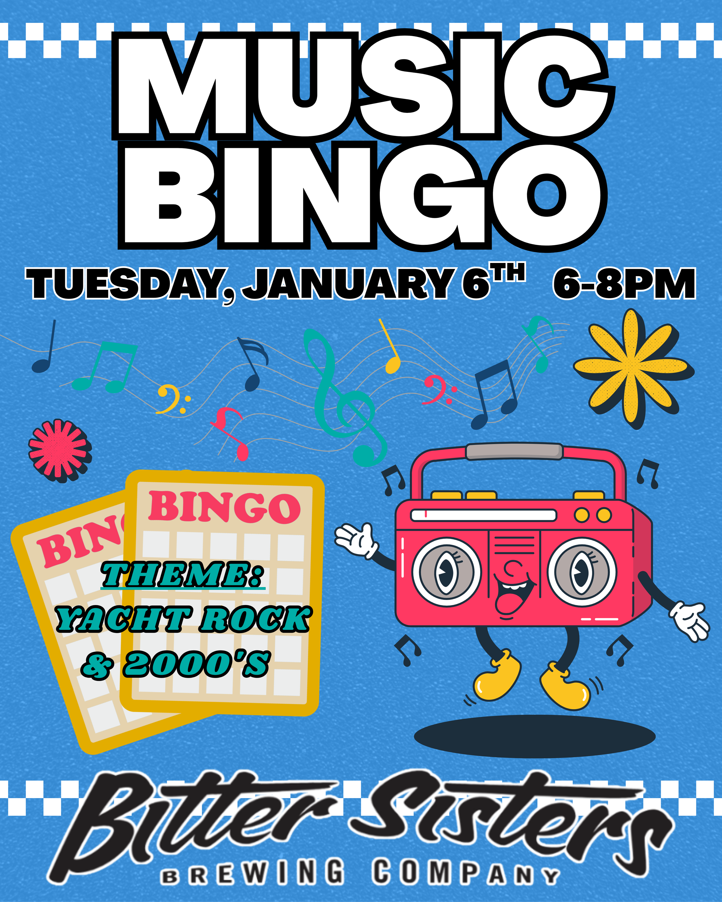 Music Bingo: Yacht Rock & 2000's
