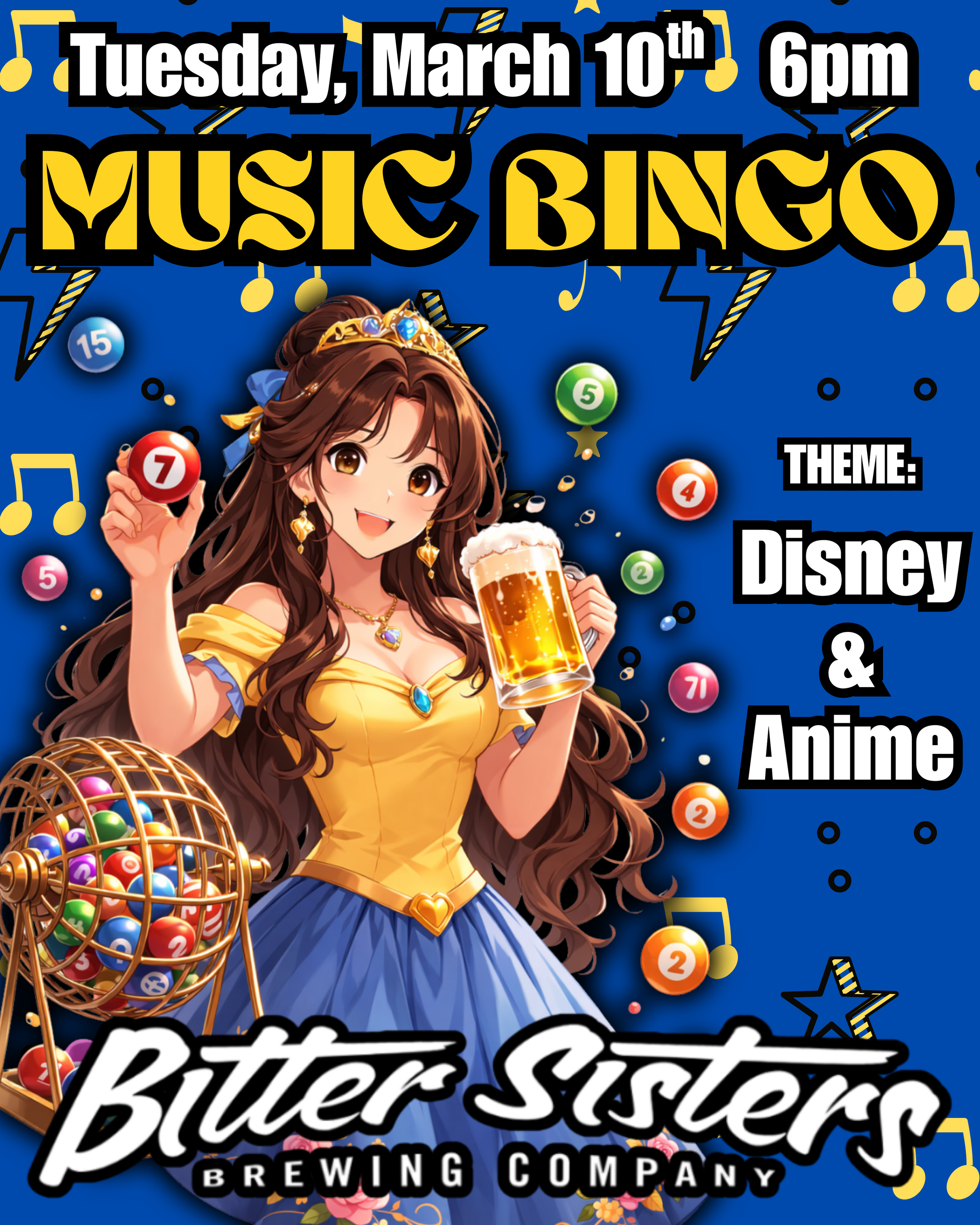 Music Bingo: Disney & Anime