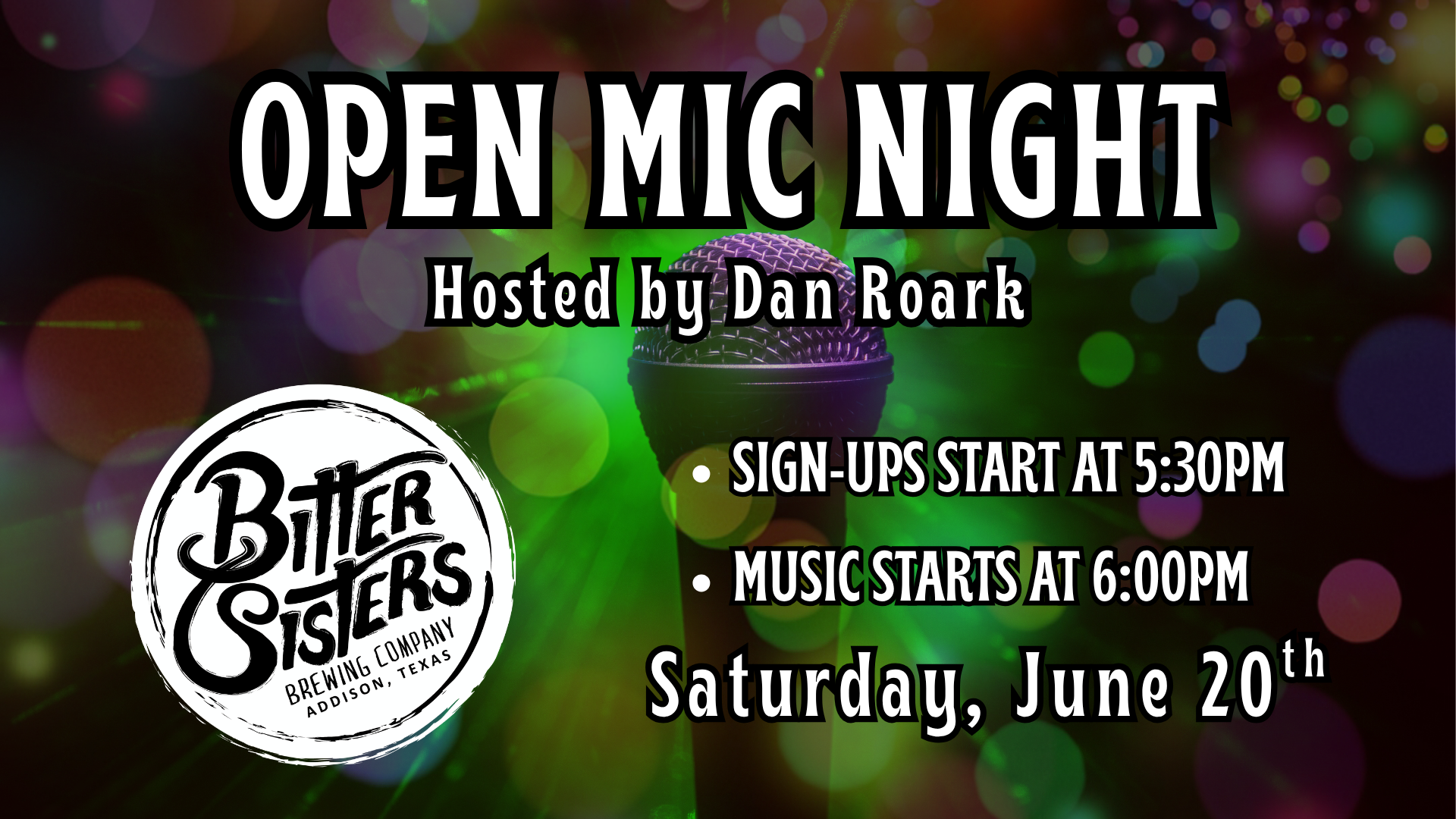 Open Mic Night w/ Dan Roark