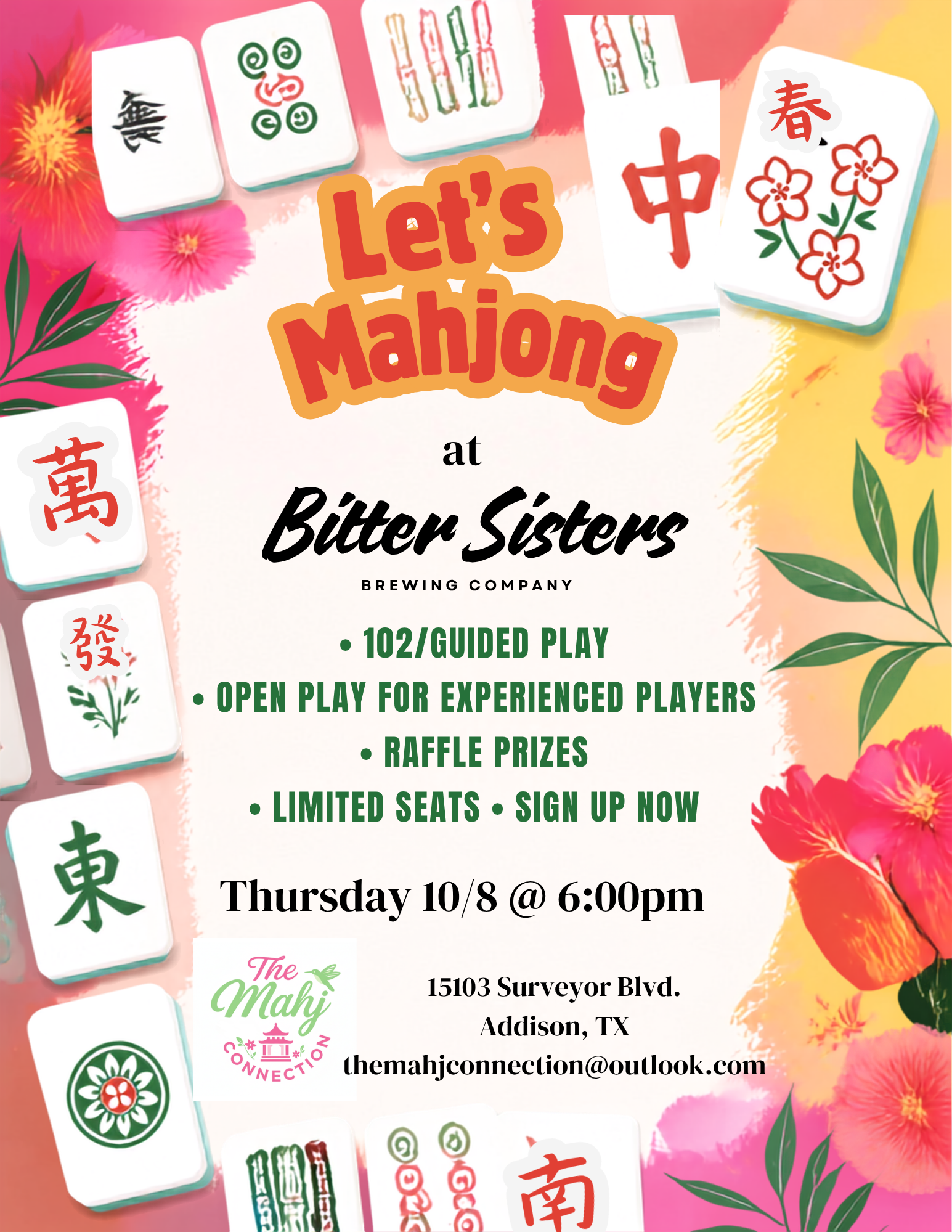 Mahjong 102 &amp; Open Play