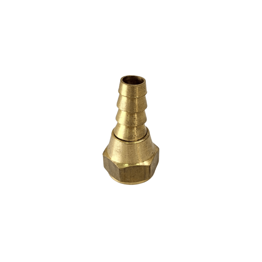 Tuerca loca latón 3/8” manguera x 3/8” H-Flare