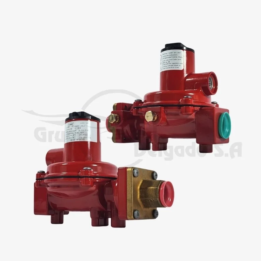 Regulador Fisher de Primera Etapa para Gas LP 10 PSI – 1,875,000 BTU/h