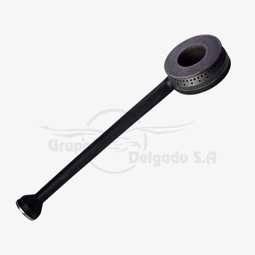 Quemador largo de hierro con cabeza desmontable, diámetro 4-1/2” | 15,000 BTU/h