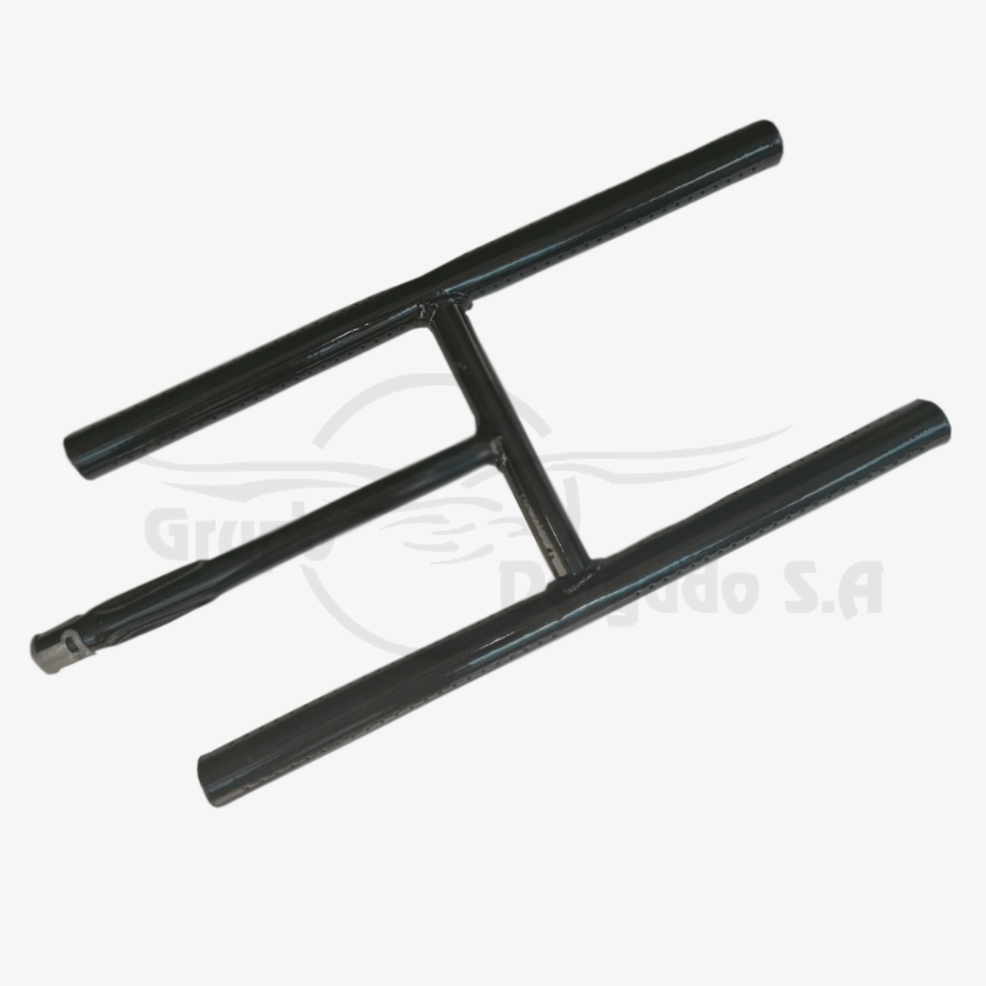 Quemador tipo H, 65 cm x 25 cm, 30.000 BTU/H