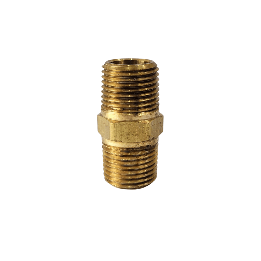 Niple Unión de Latón 1/2” MNPT x 1/2” MNPT