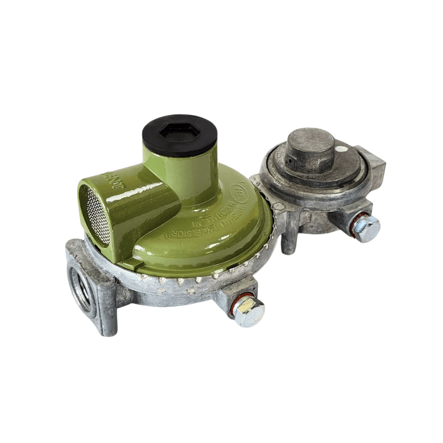 Regulador Marshall Excelsior, 2 etapas, Entrada 1/4" - Salida 3/8", 285.000 BTU/H - 800315