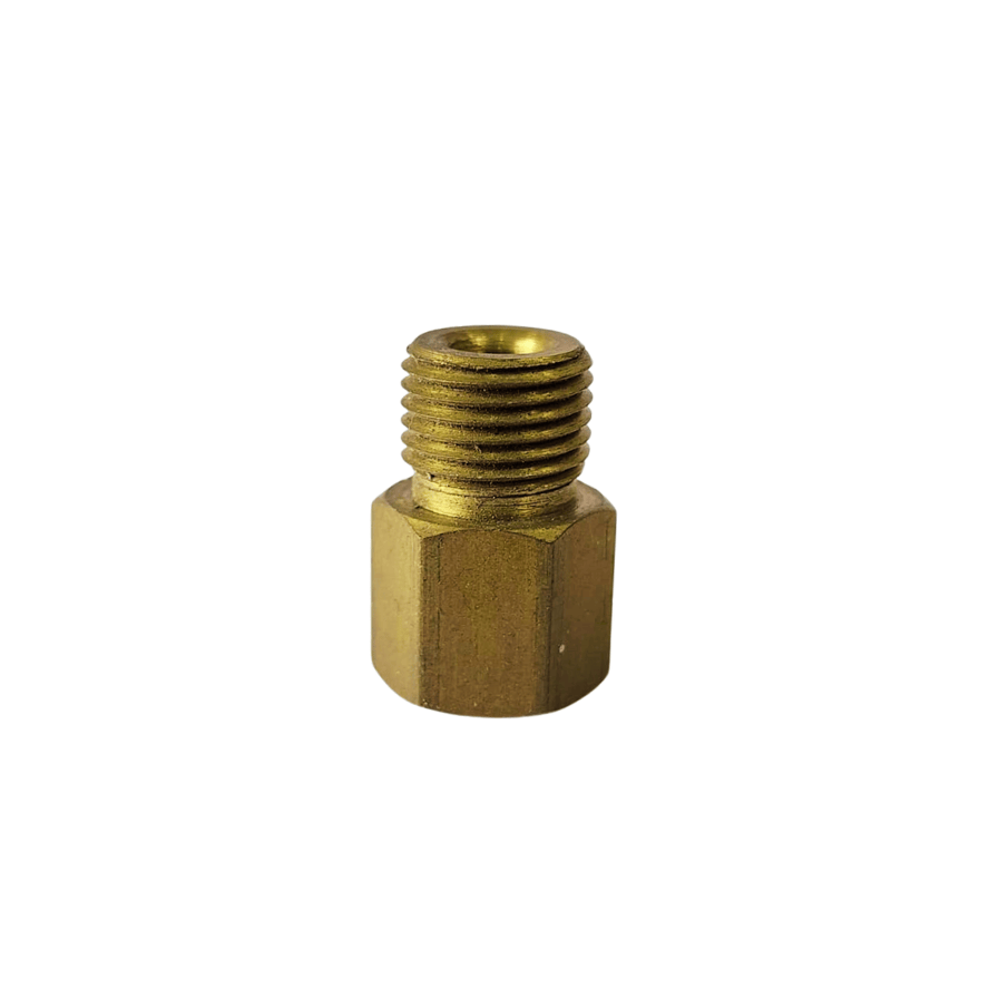 Reducción campana latón 1/8" HNPT x 7/16” H invertido