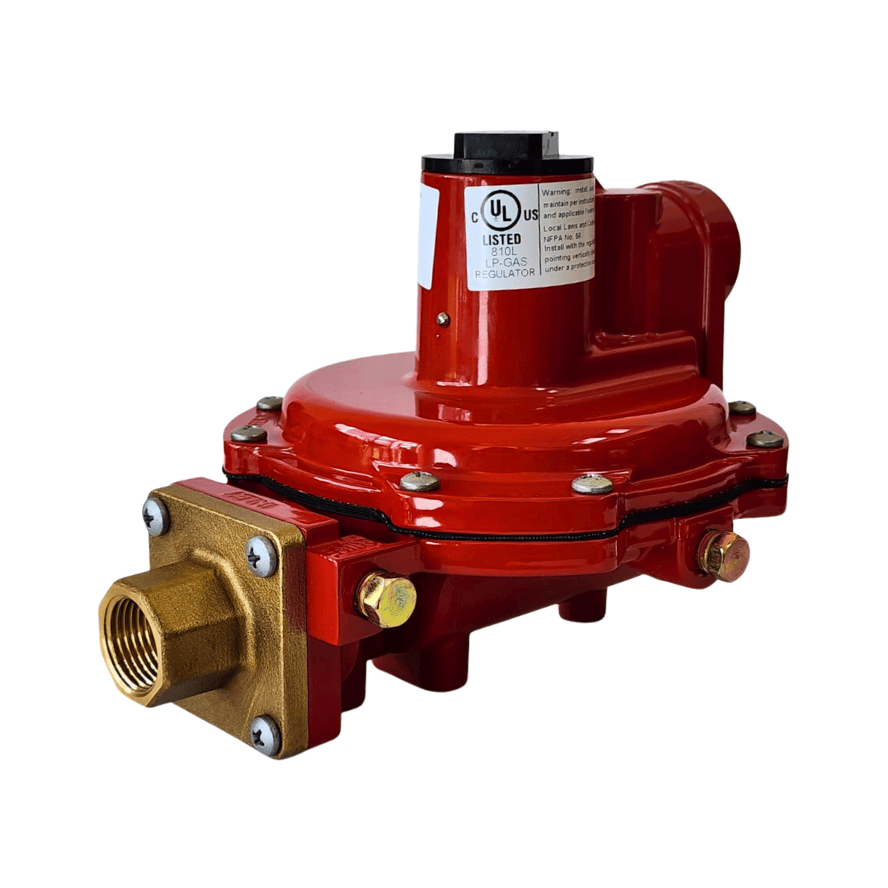 Regulador Fisher, 1ra etapa, 2.2 MLL BTU/H, Entrada POL- Salida 3/4", 10 PSI -800620